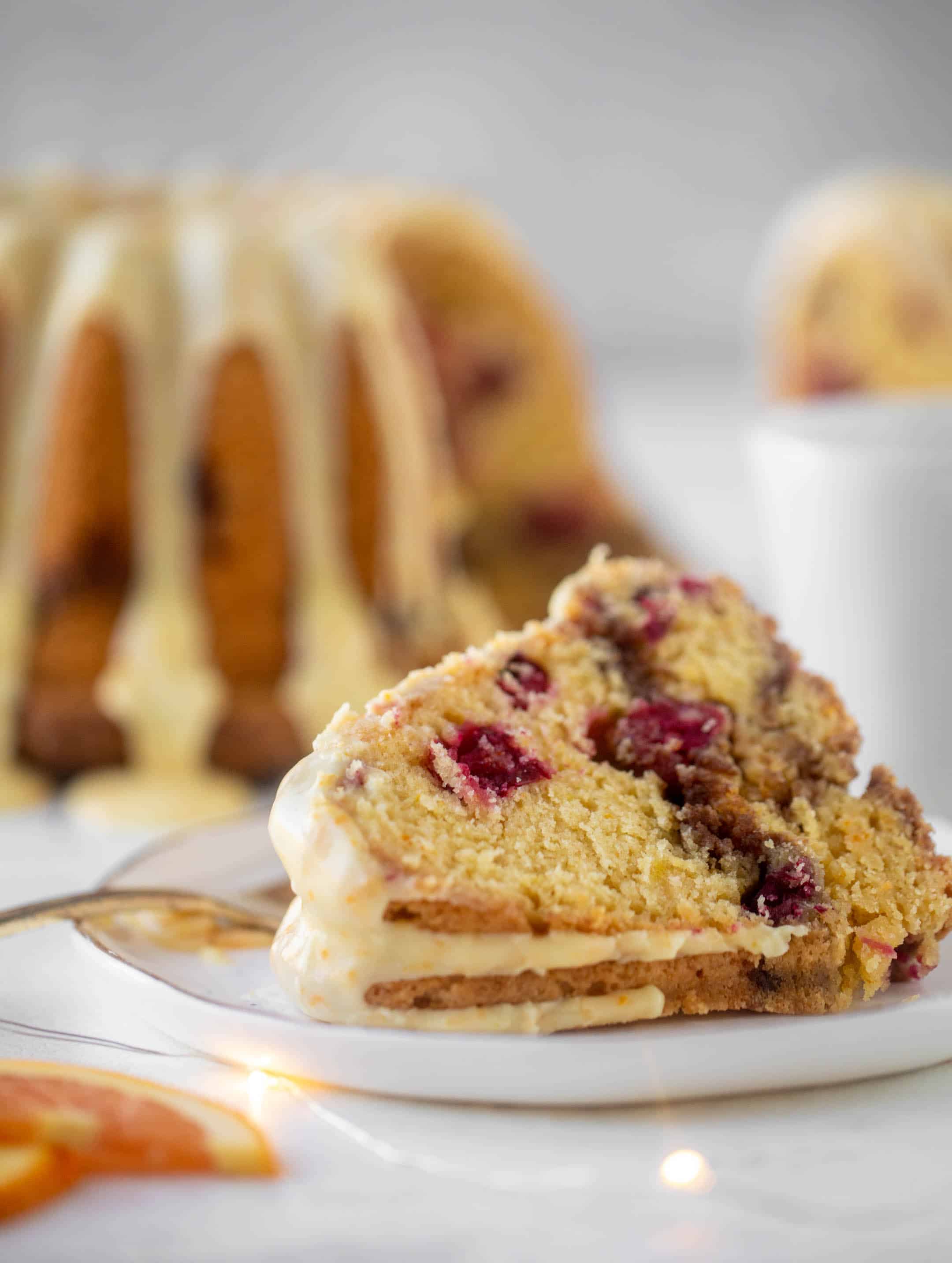 cranberry orange coffee cake