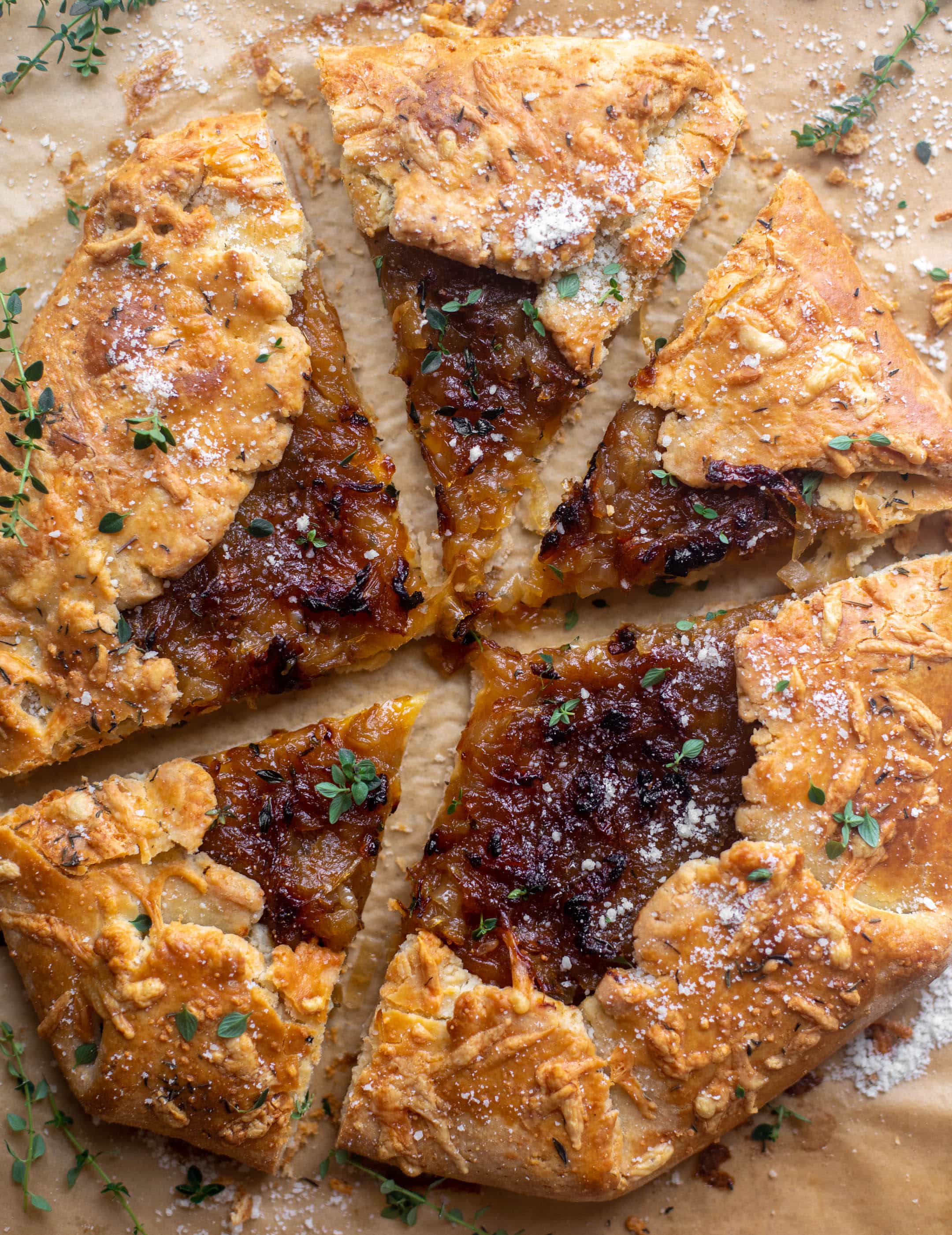 french onion galette