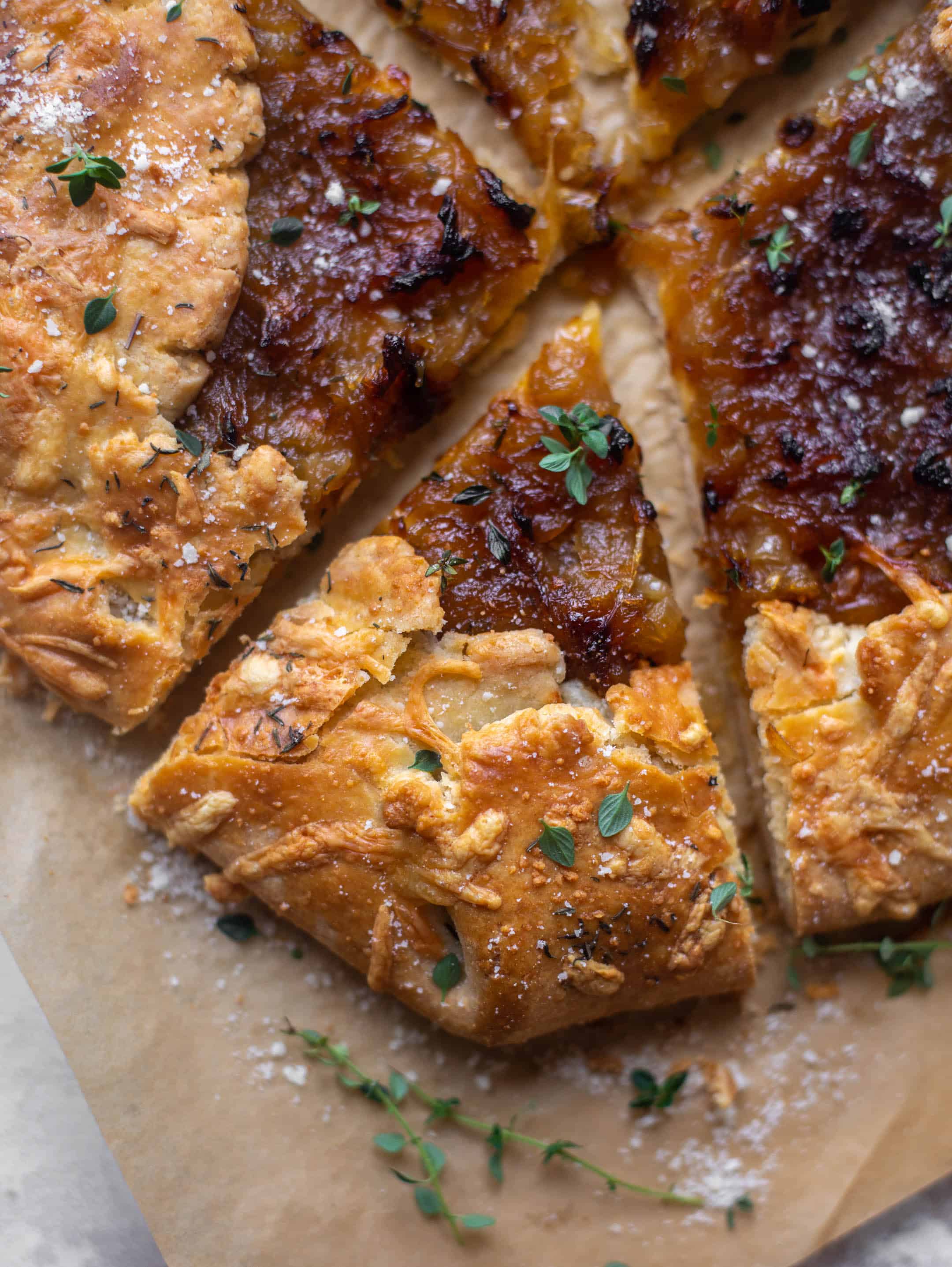 french onion galette