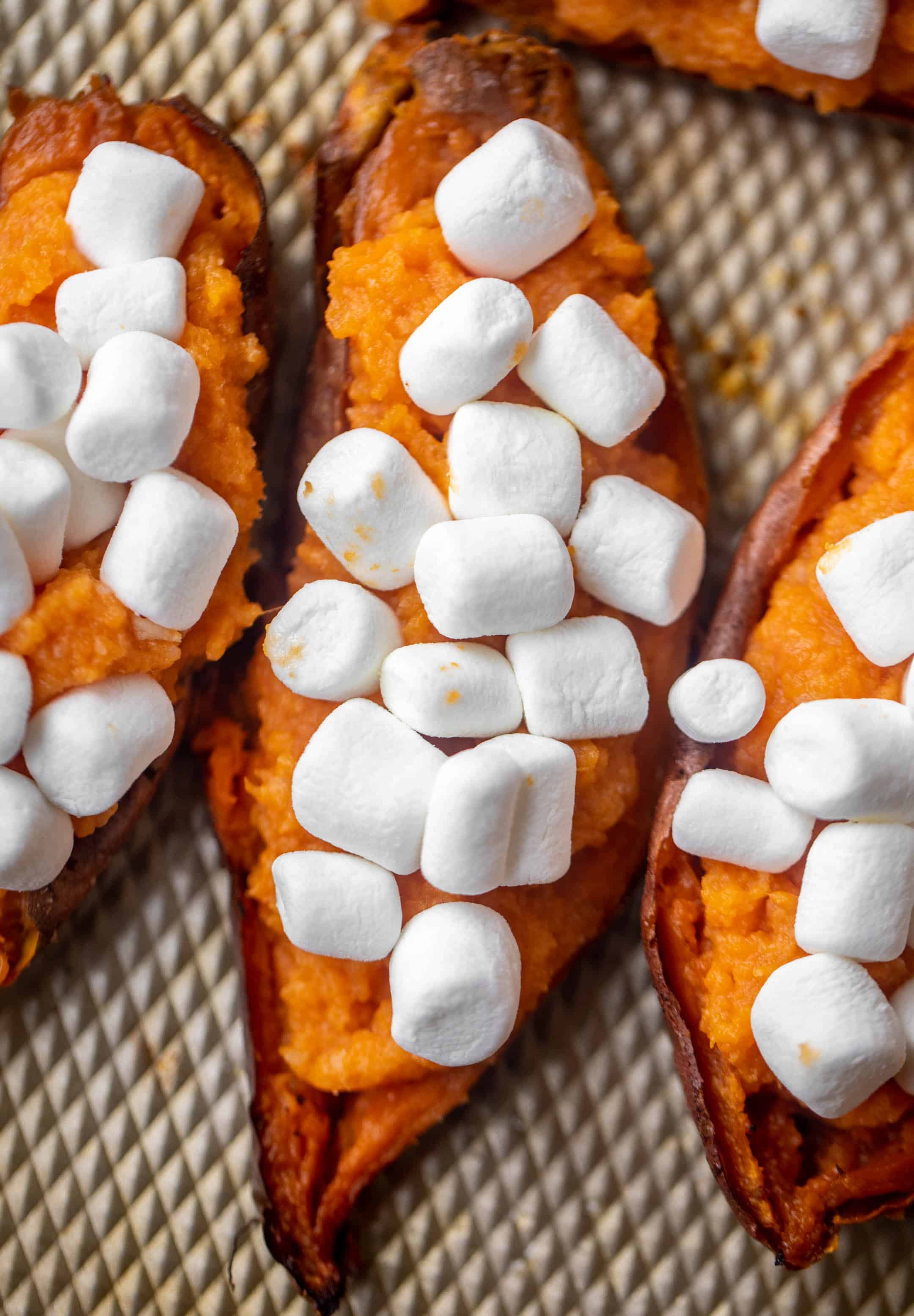 maple marshmallow twice baked sweet potatoes