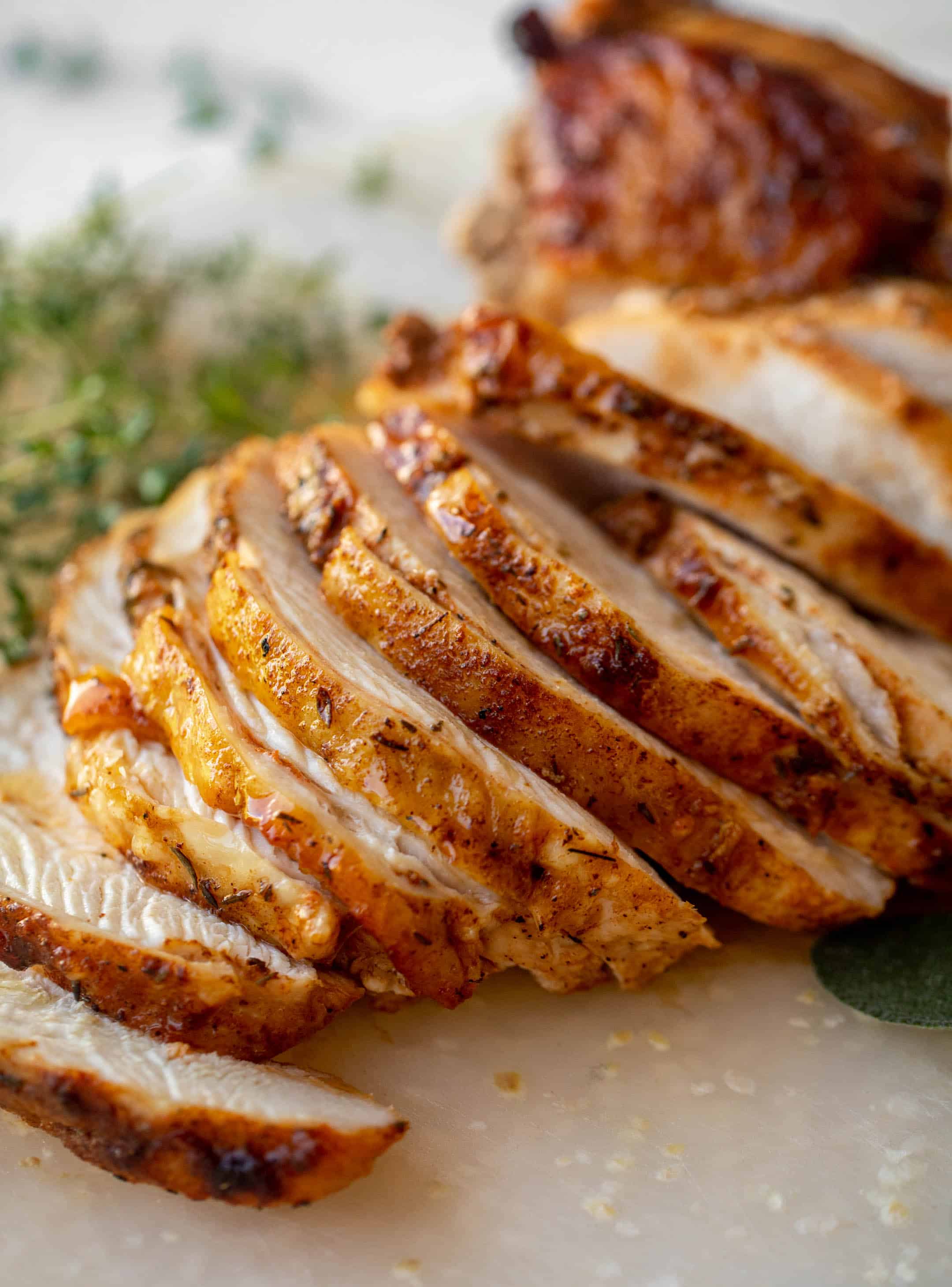 easy roasted turkey breast with gravy