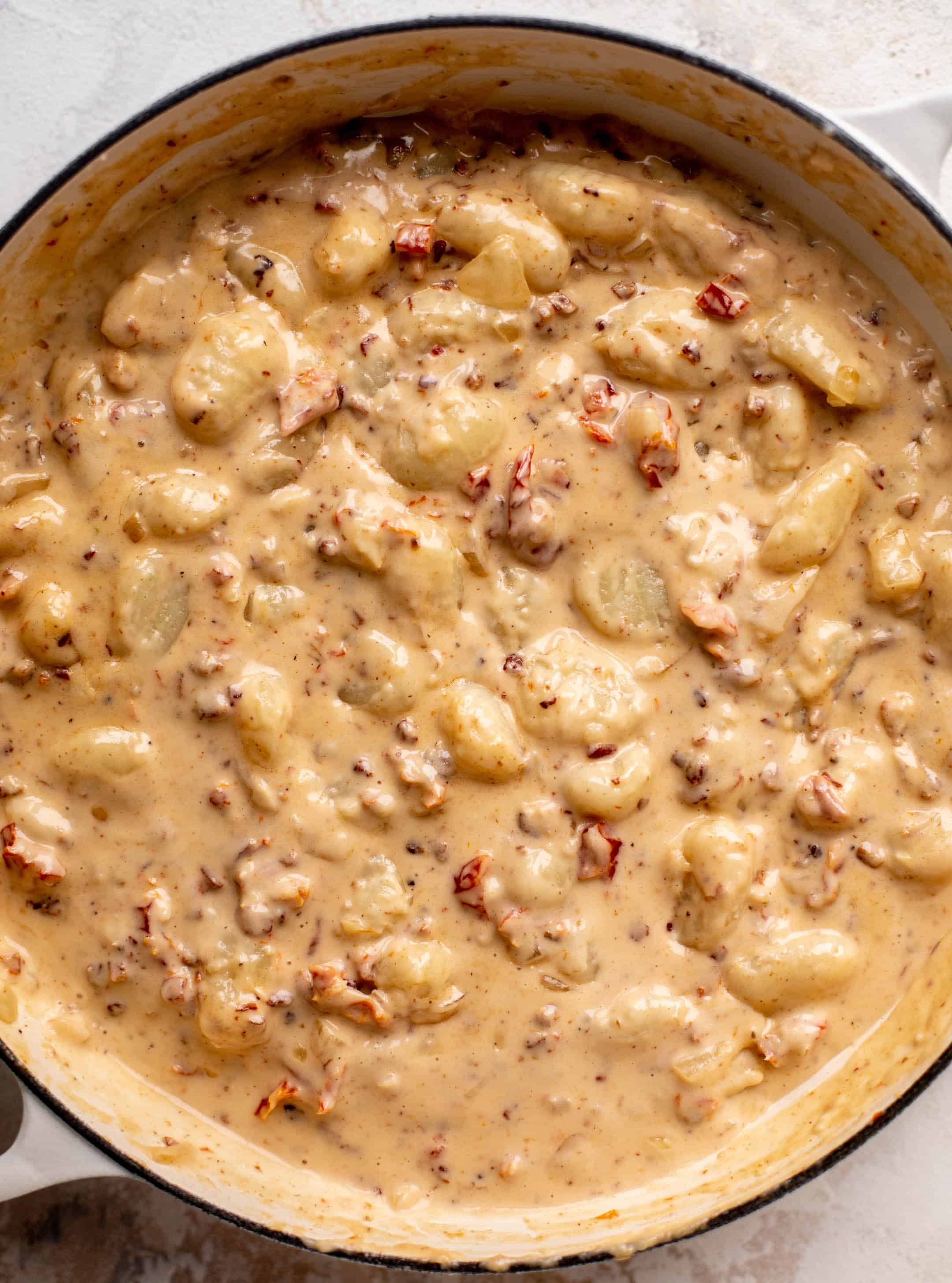 creamy pancetta gnocchi