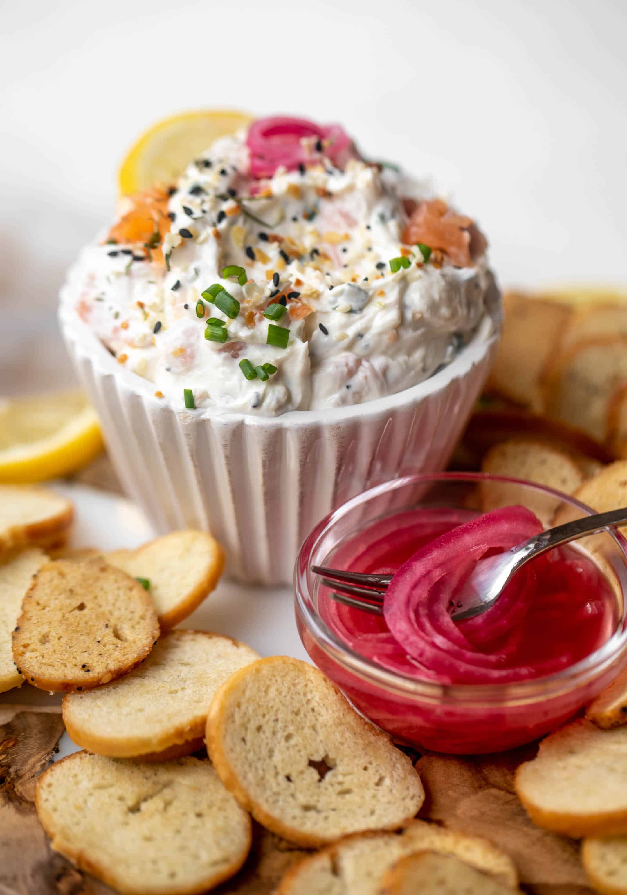 everything smoked salmon dip