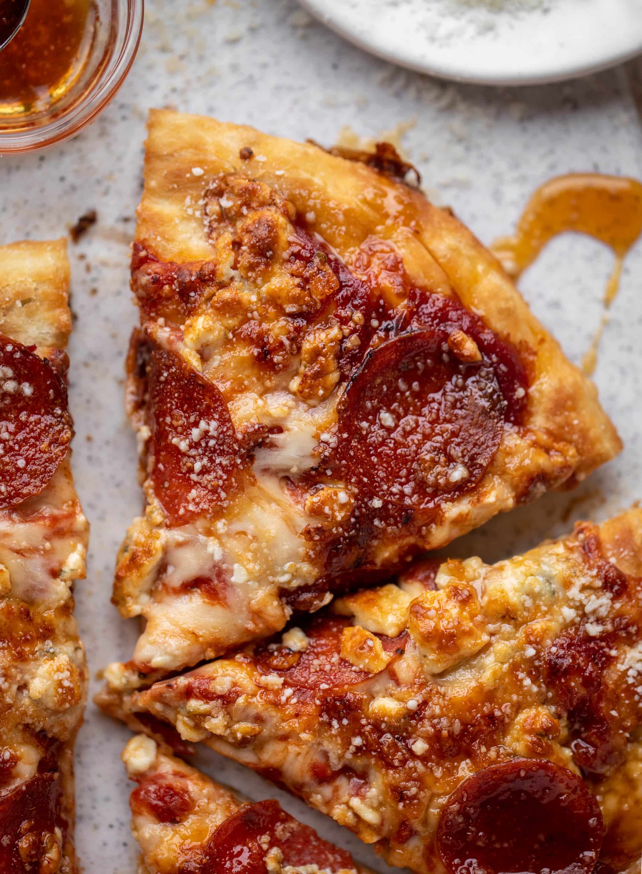 skillet pepperoni pizza