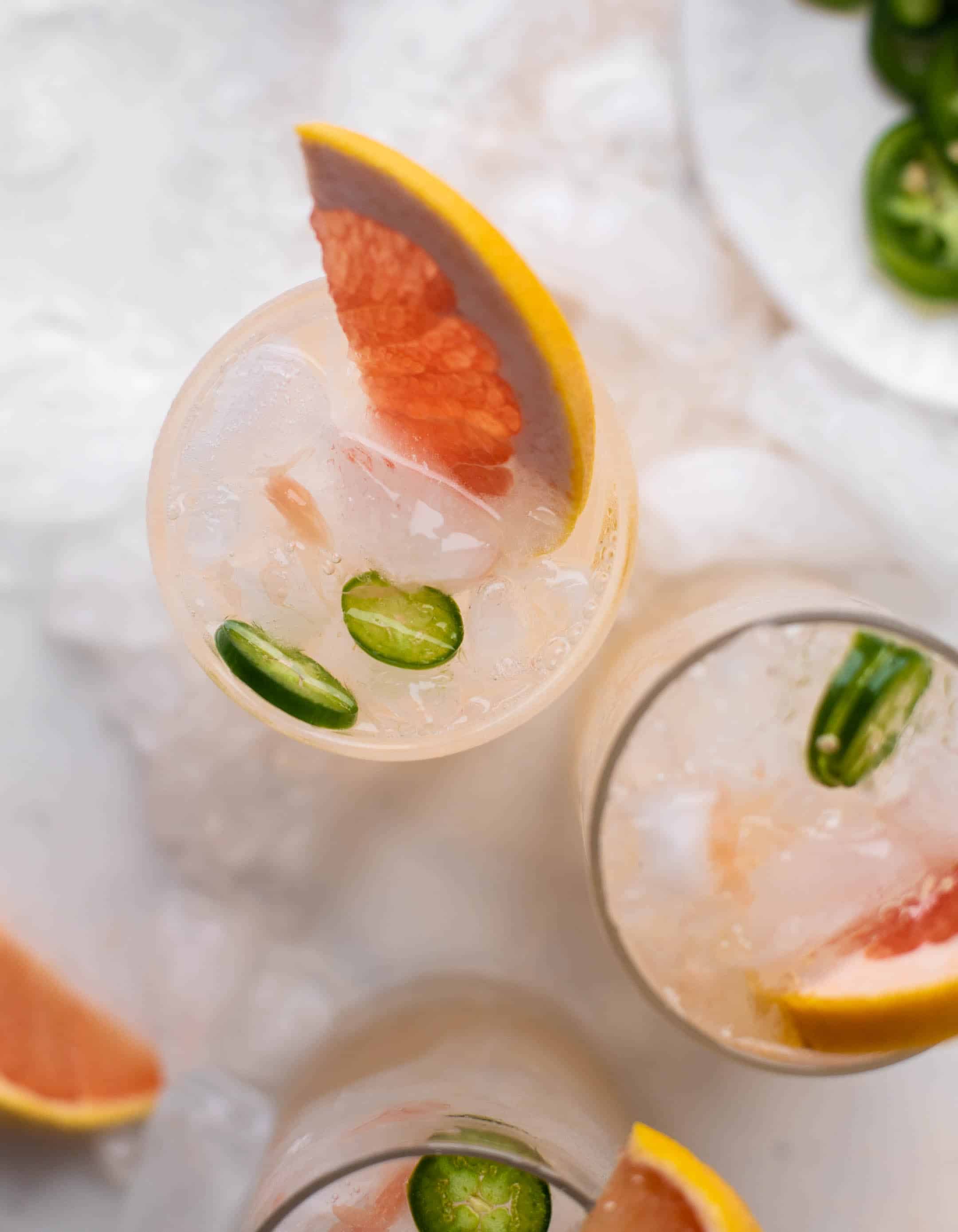 spicy grapefruit tequila soda