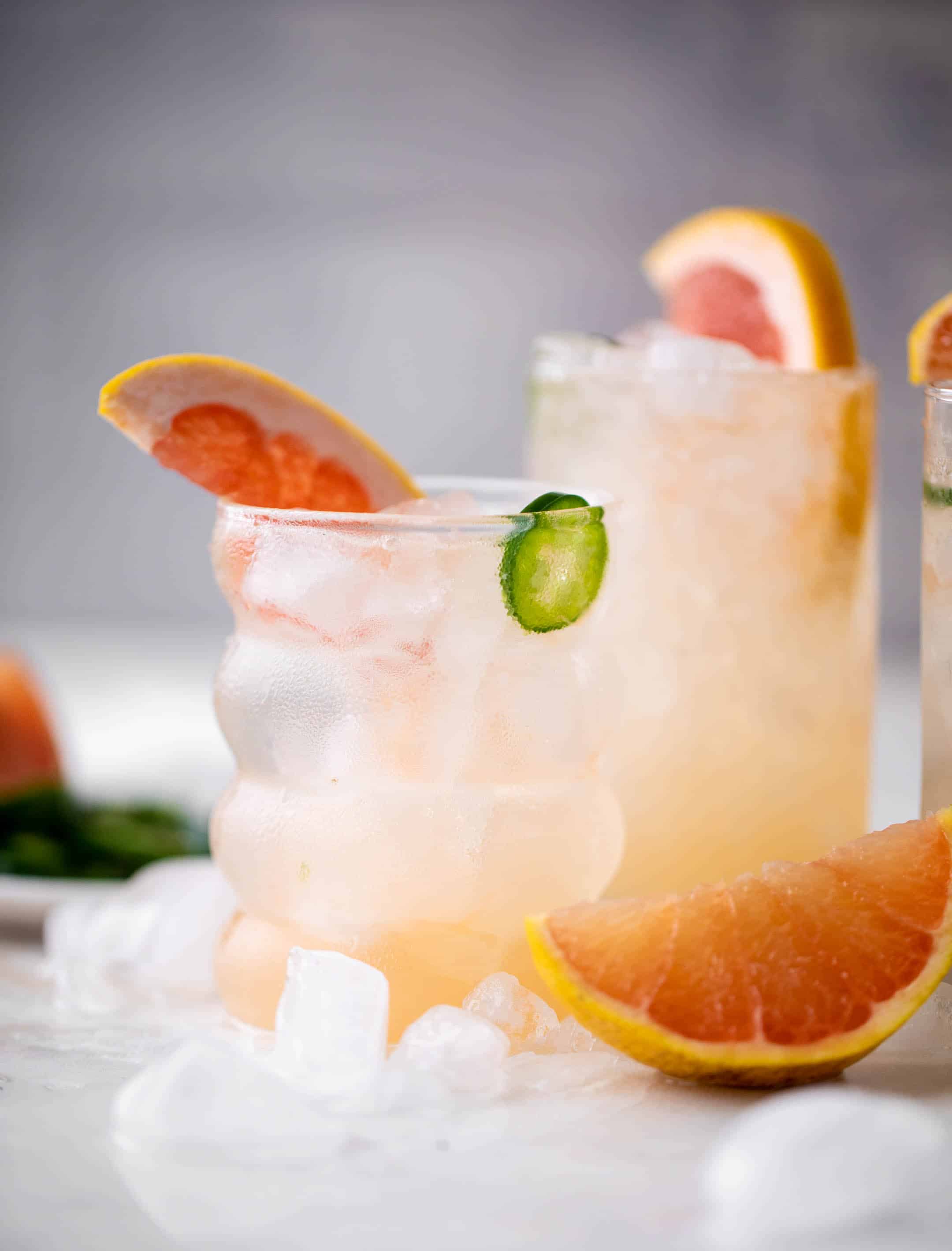 spicy grapefruit tequila soda