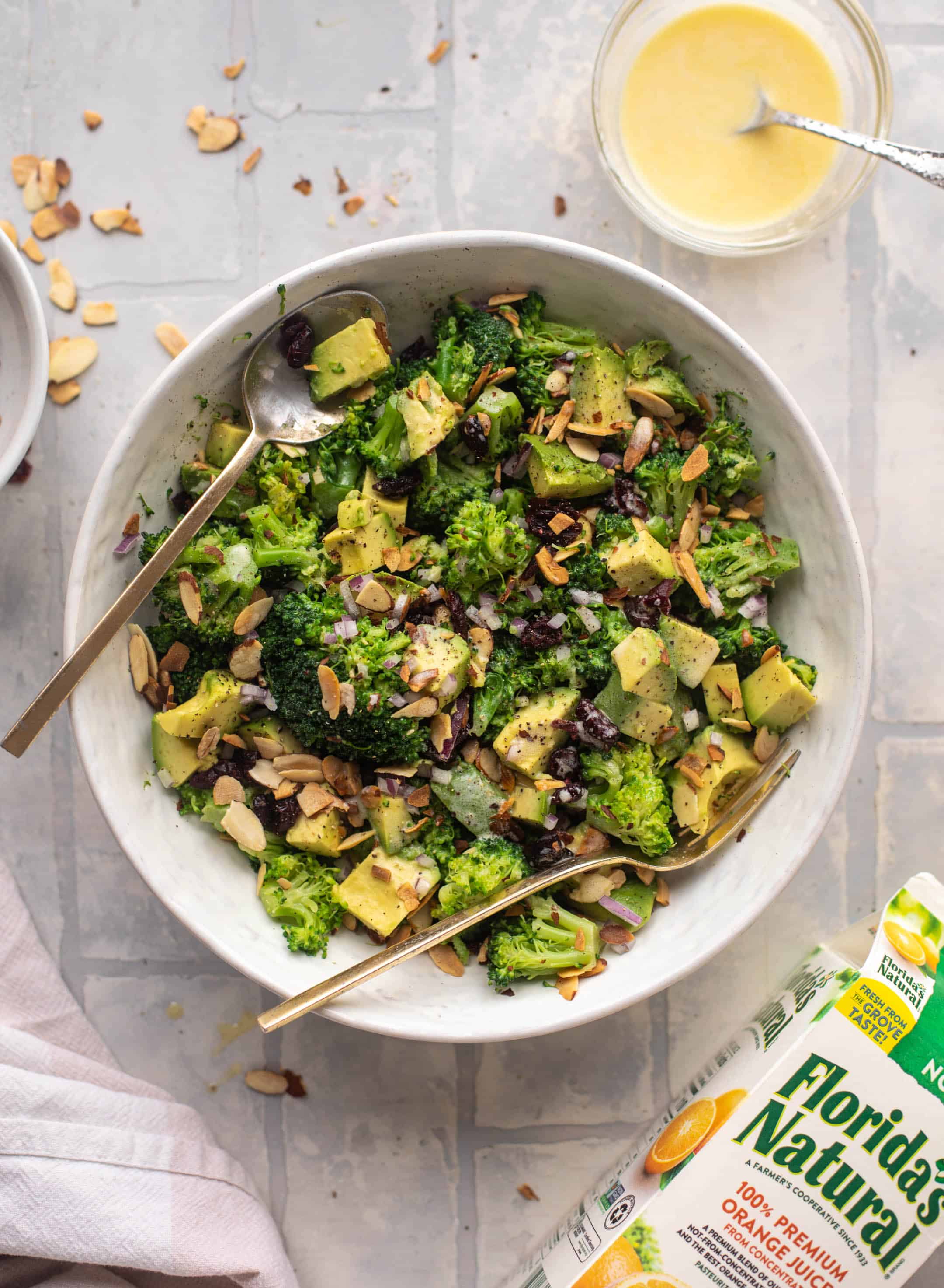 winter broccoli crunch salad