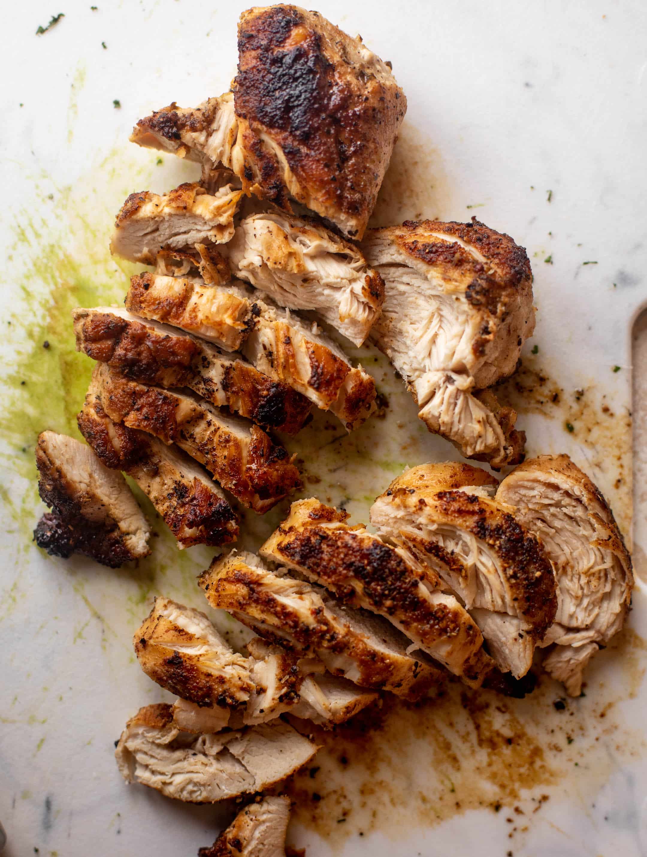 seared cast iron chicken