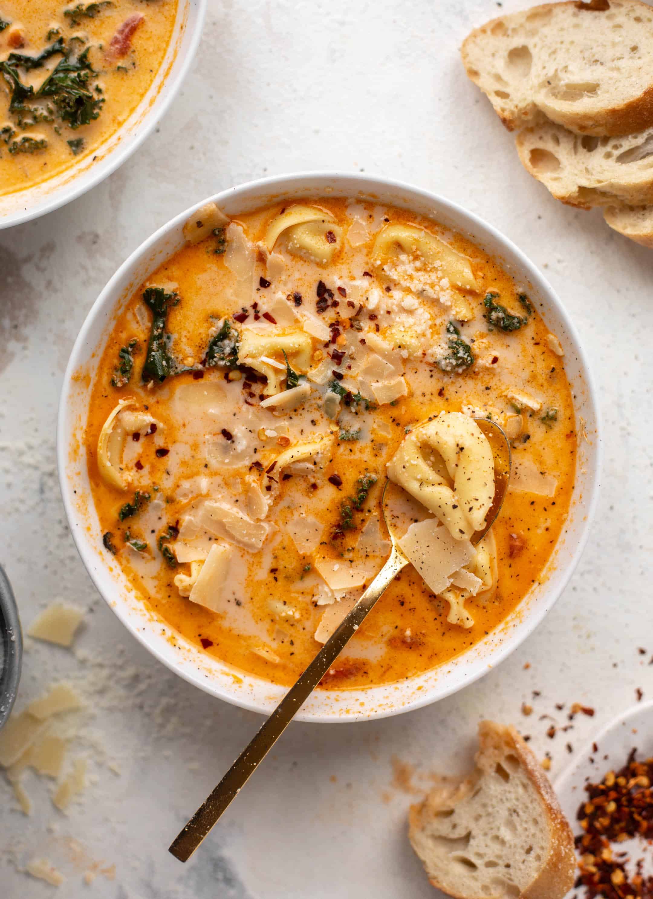 fire roasted chicken tortellini soup