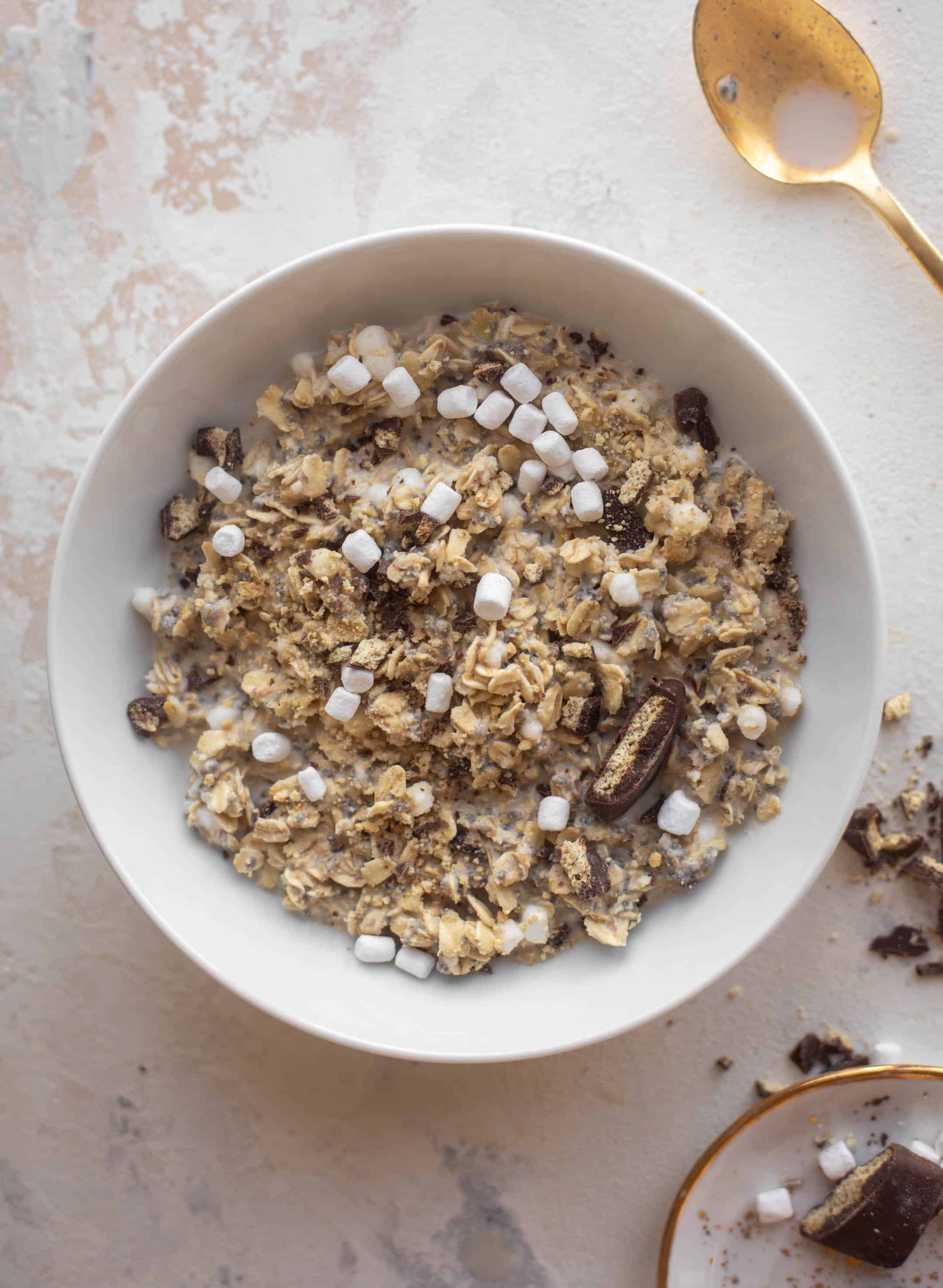 s'mores overnight oats