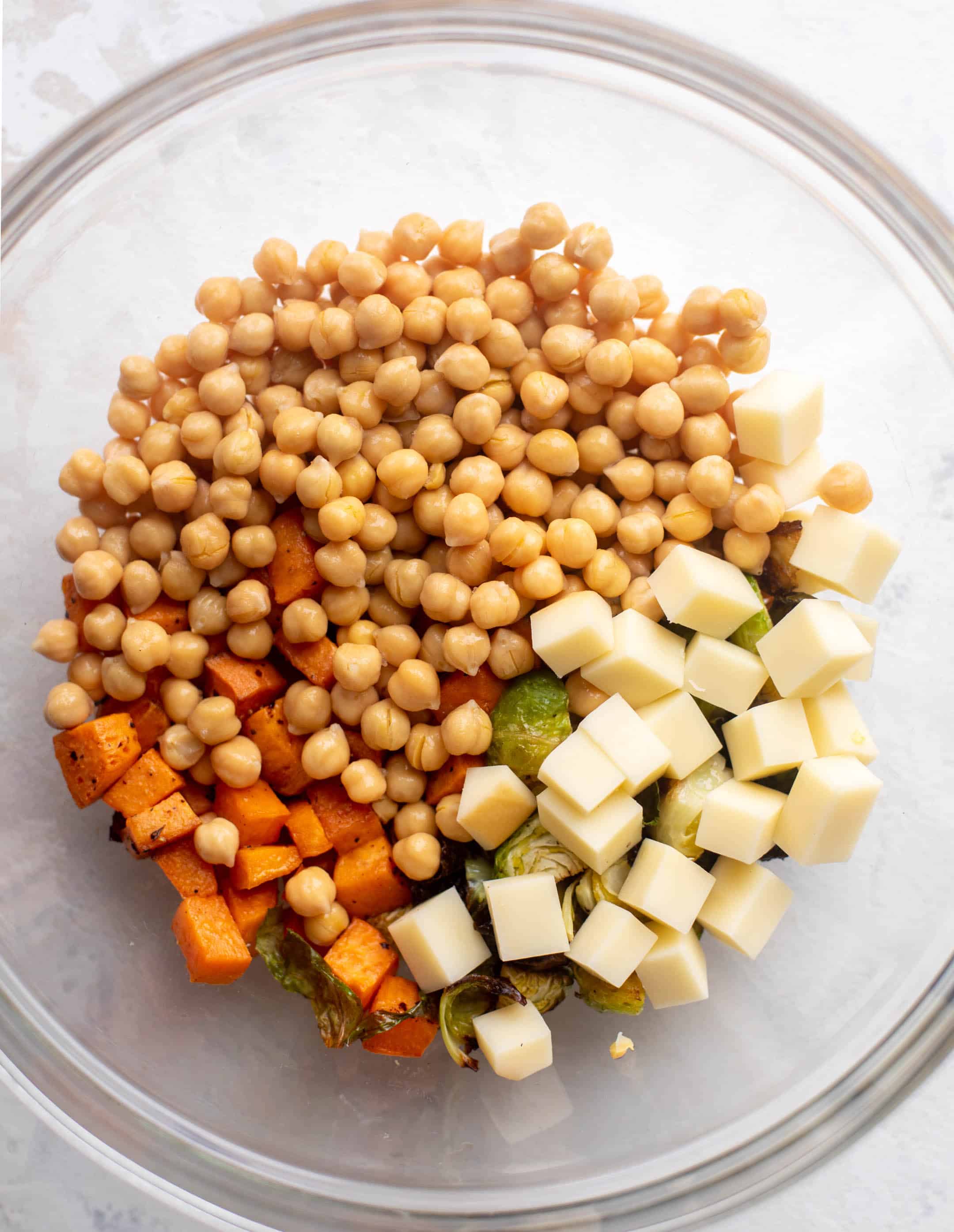 lunchtime winter chickpea salad