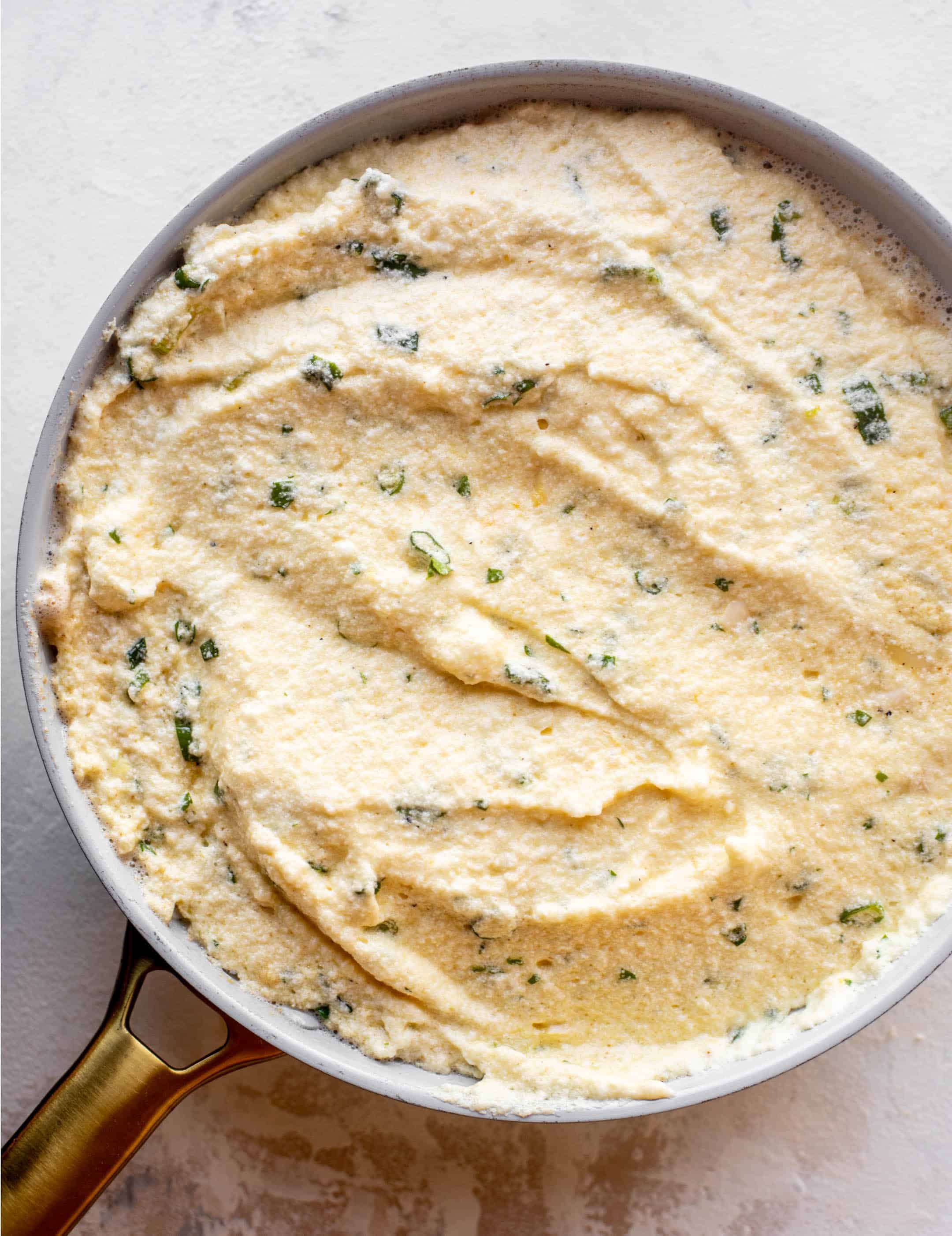 souffle frittata in pan