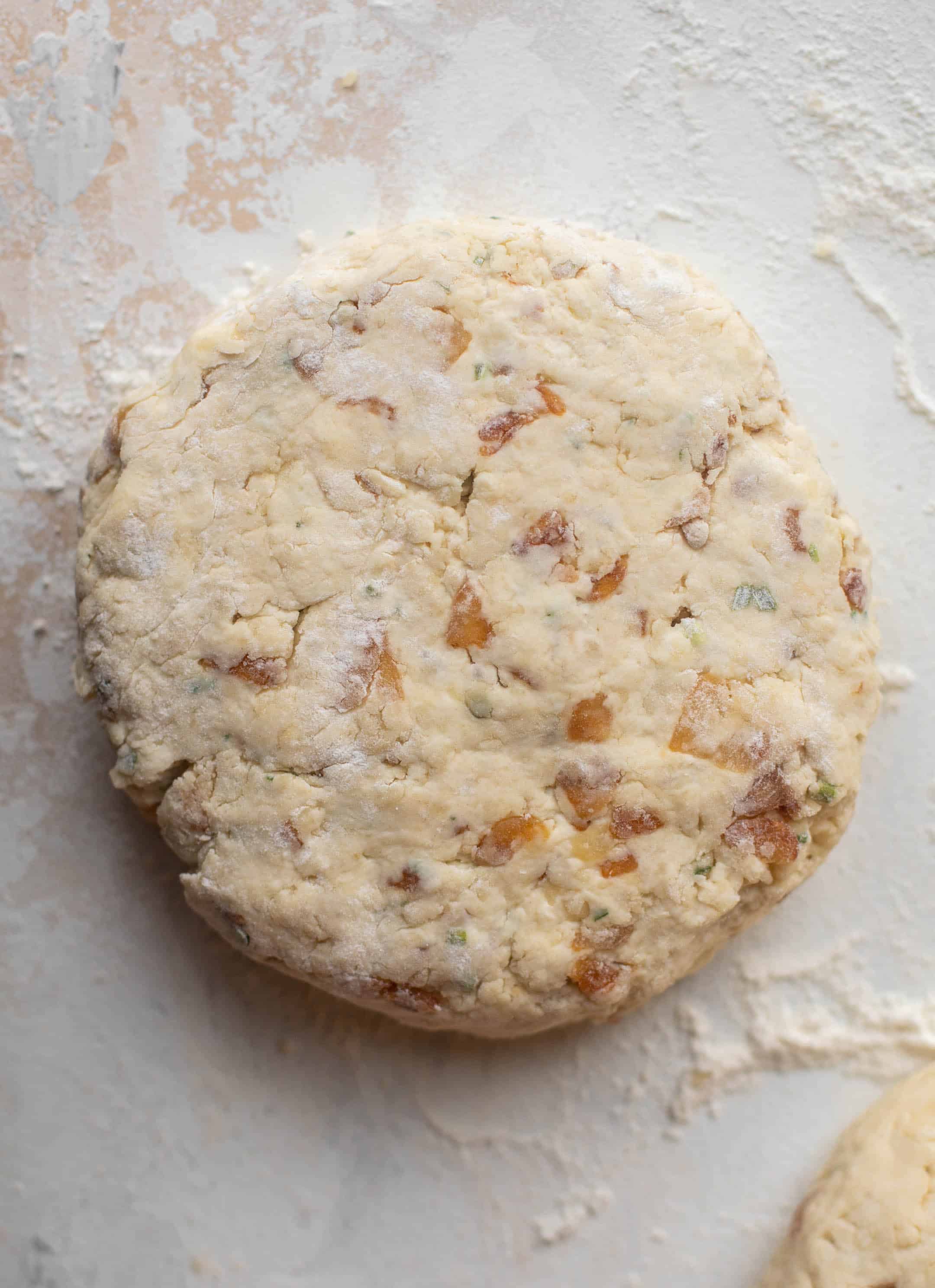beer bread scone dough