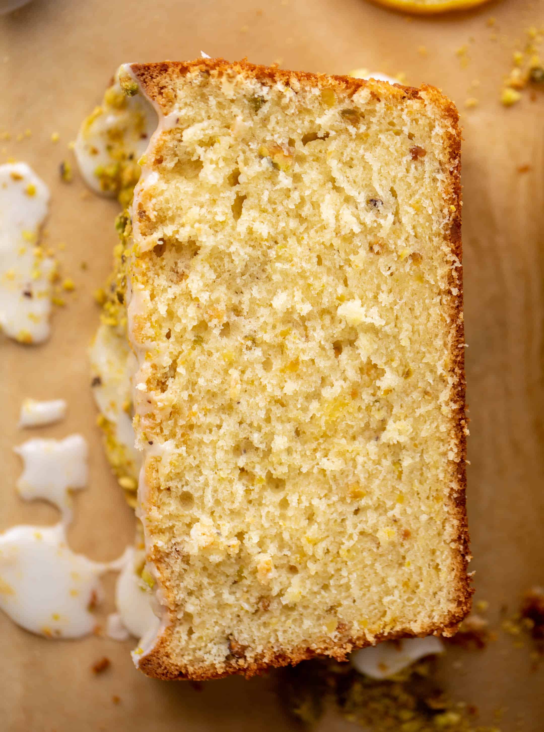 pistachio lemon loaf
