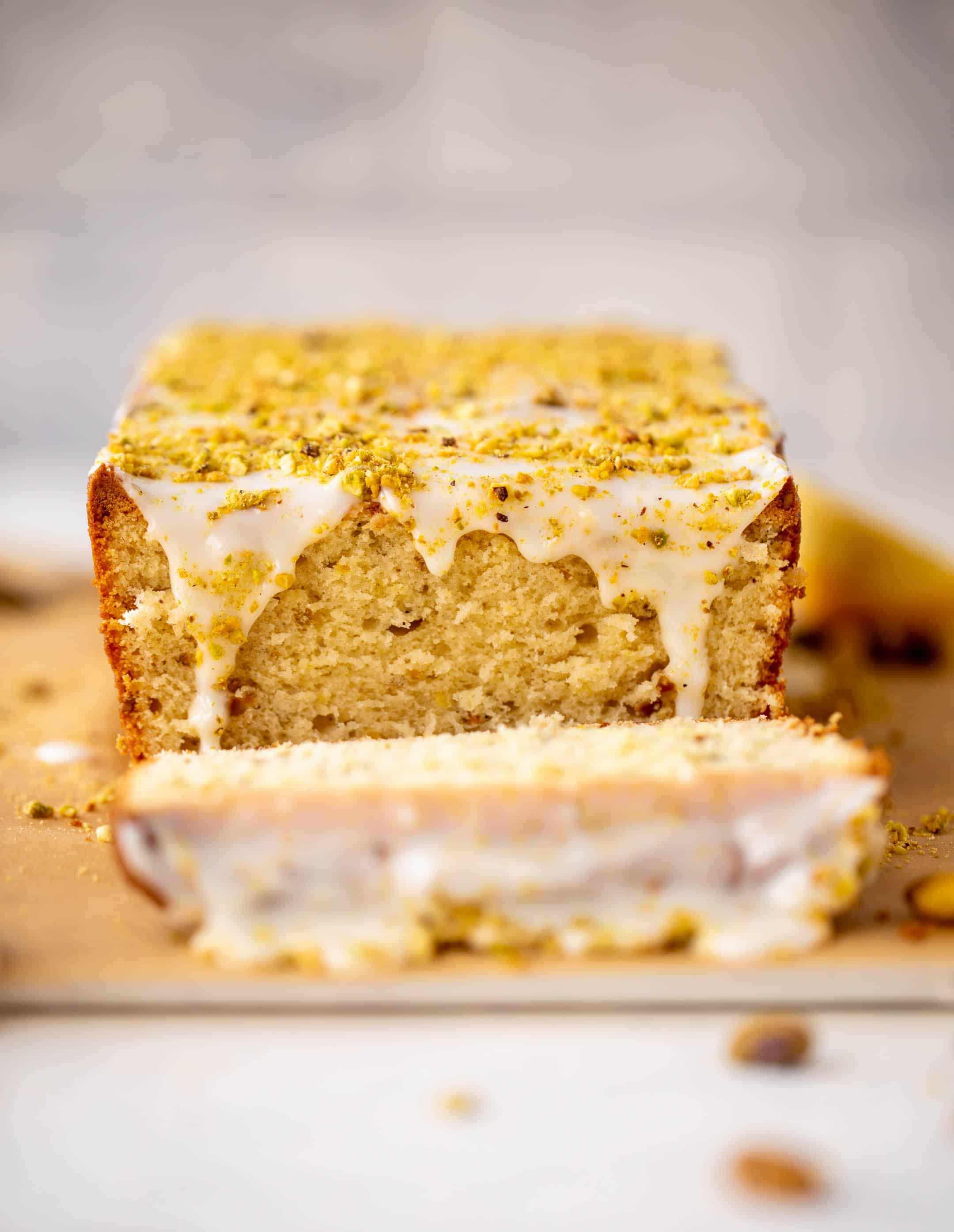 pistachio lemon loaf