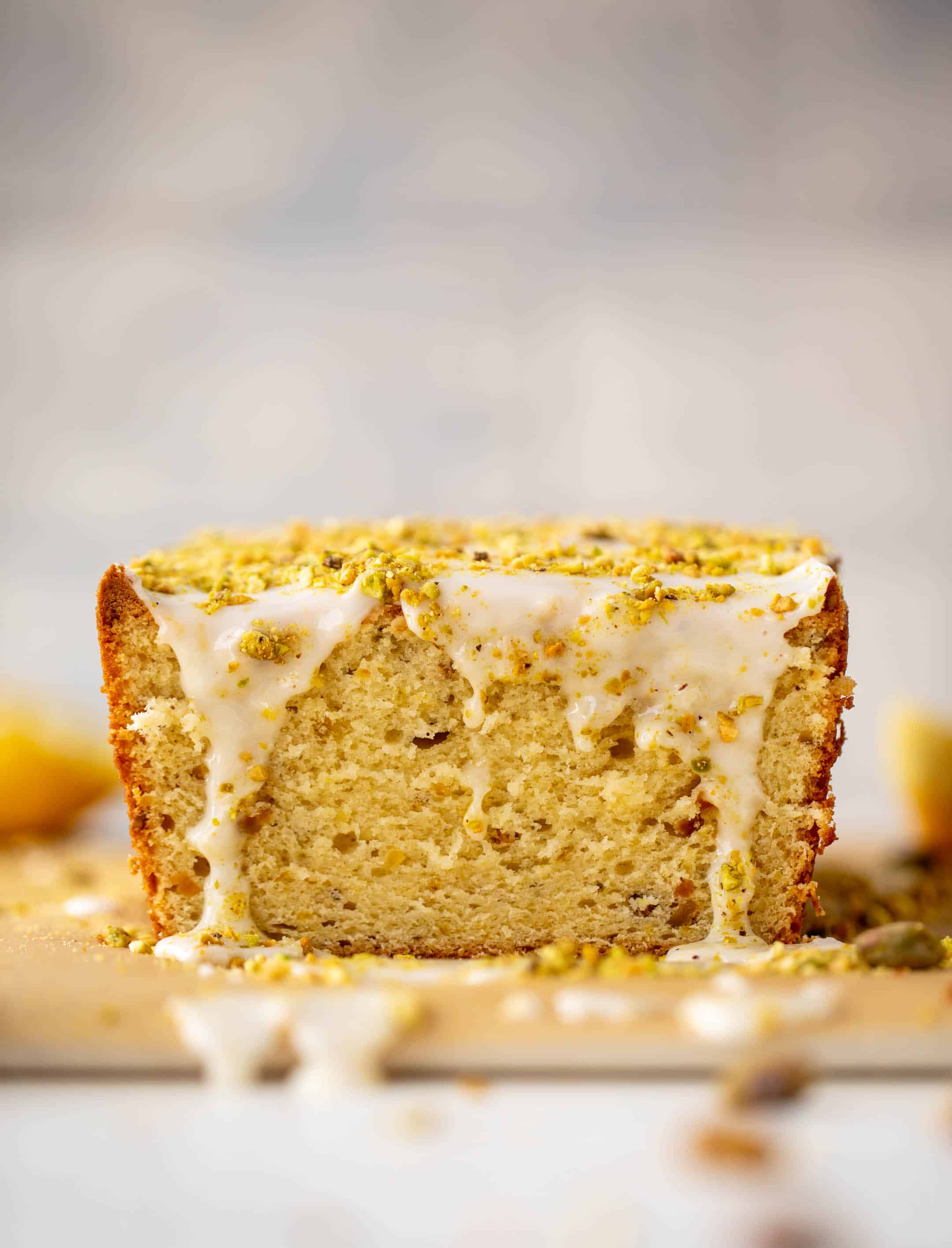 pistachio lemon loaf