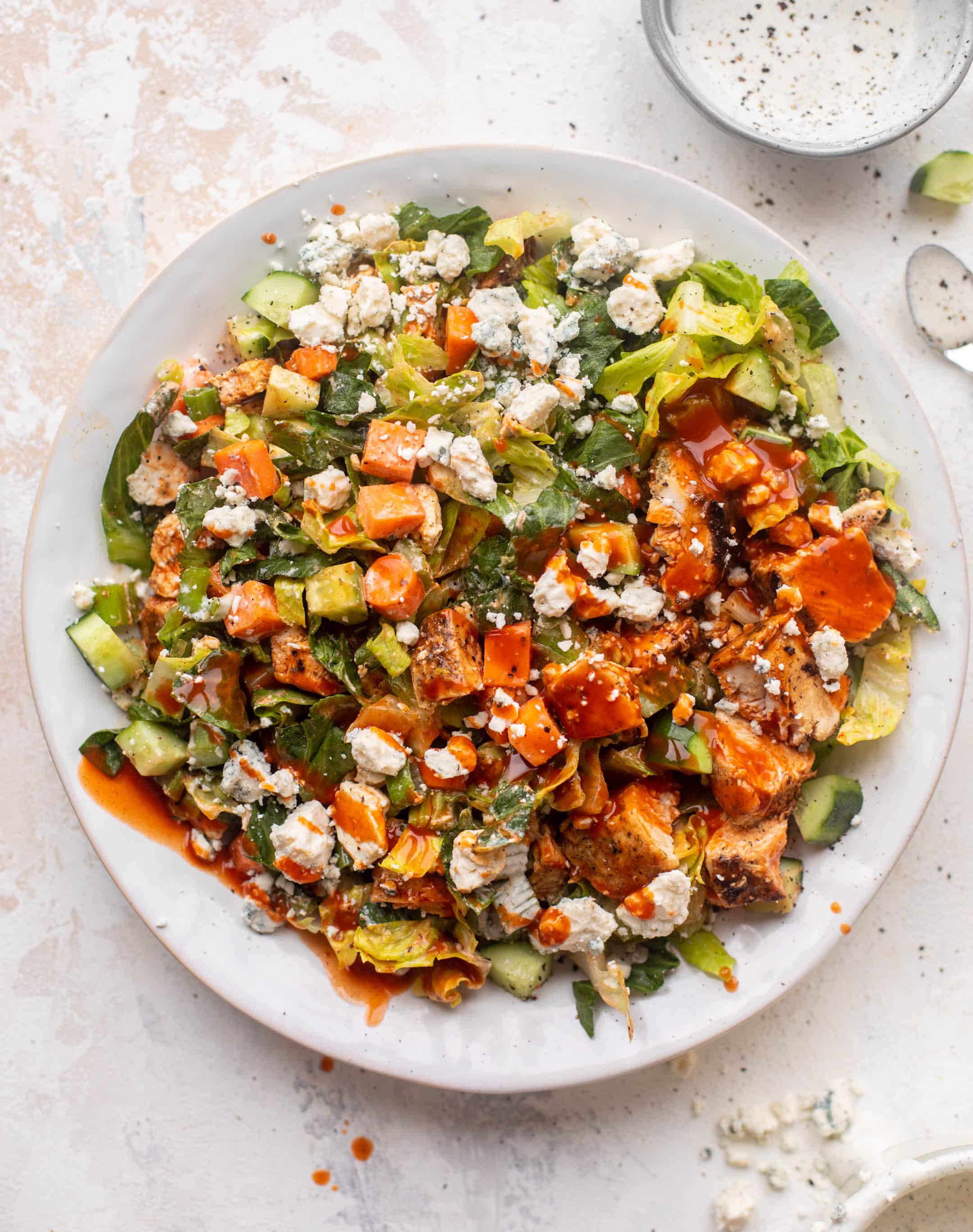 buffalo chicken chopped salad