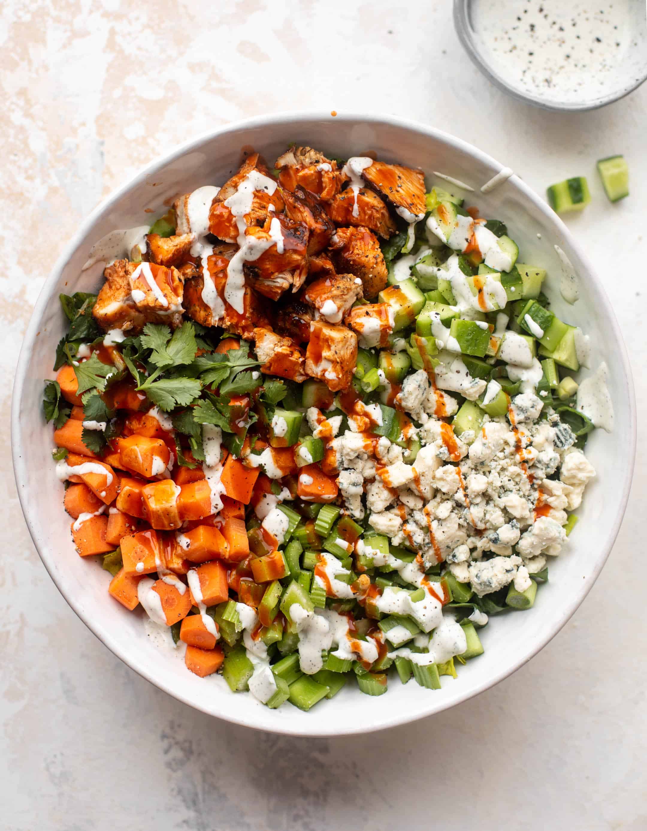 buffalo chicken chopped salad