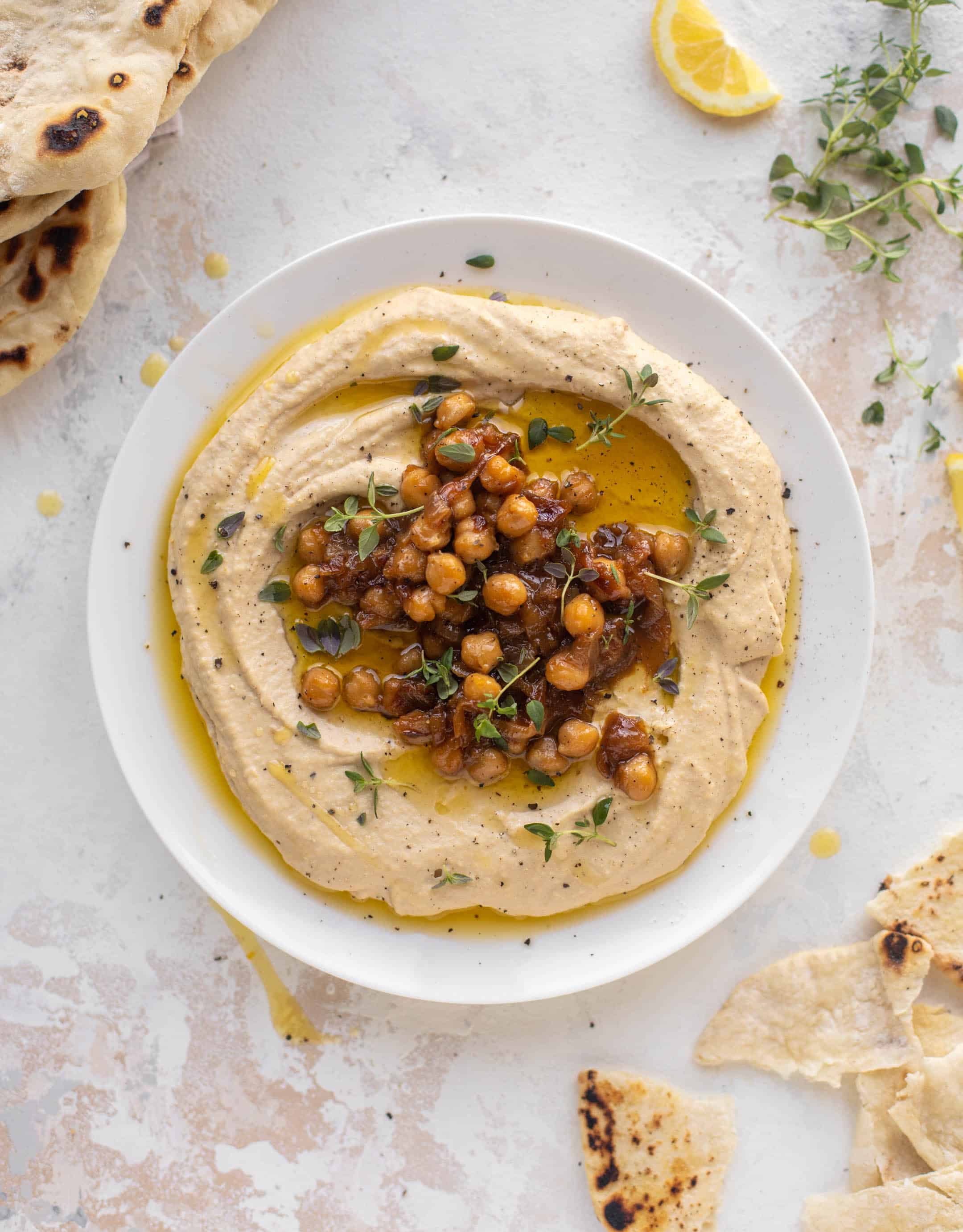 caramelized onion hummus