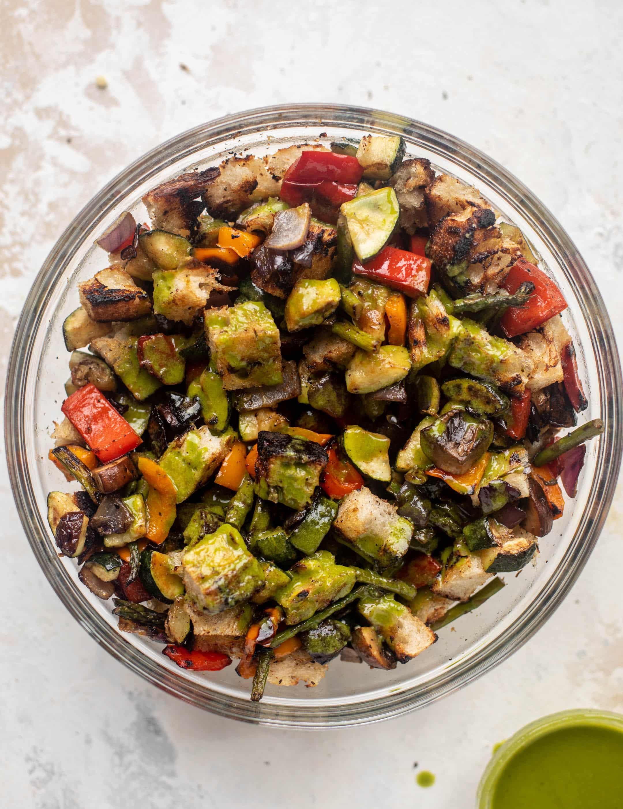 grilled vegetable panzanella