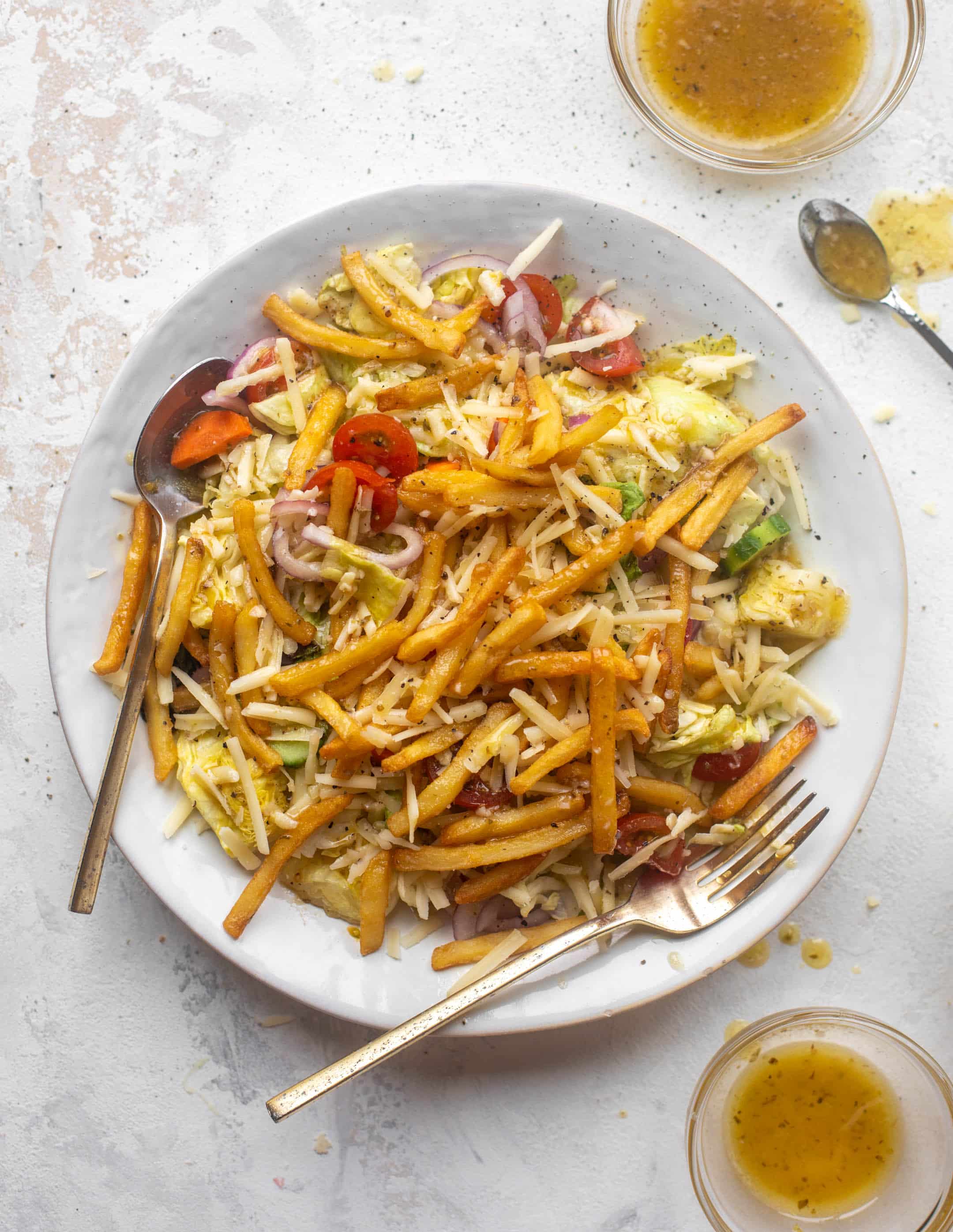 pittsburgh salad with best italian dressing