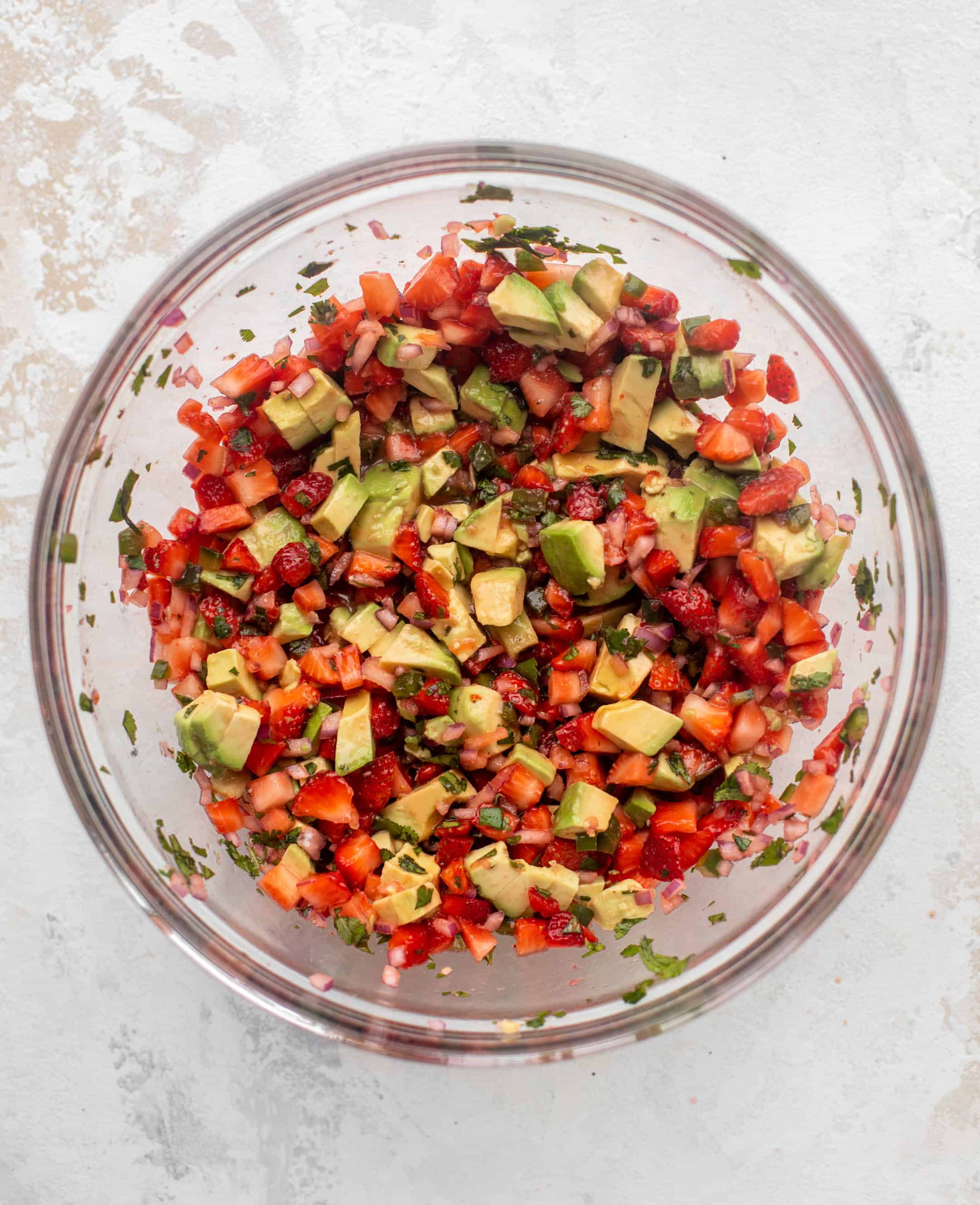 spicy strawberry avocado salsa