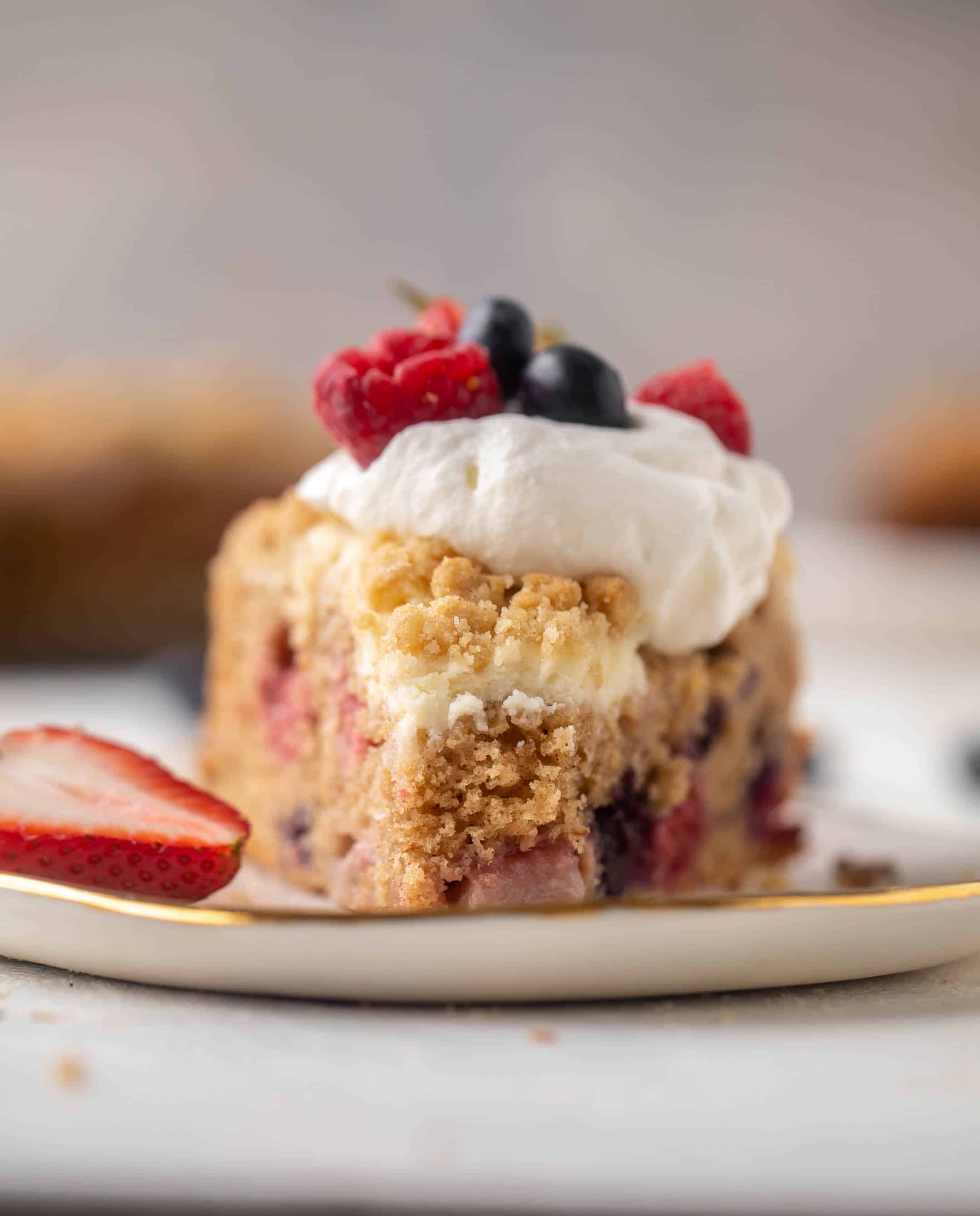 triple berry cream cheese coffee cake