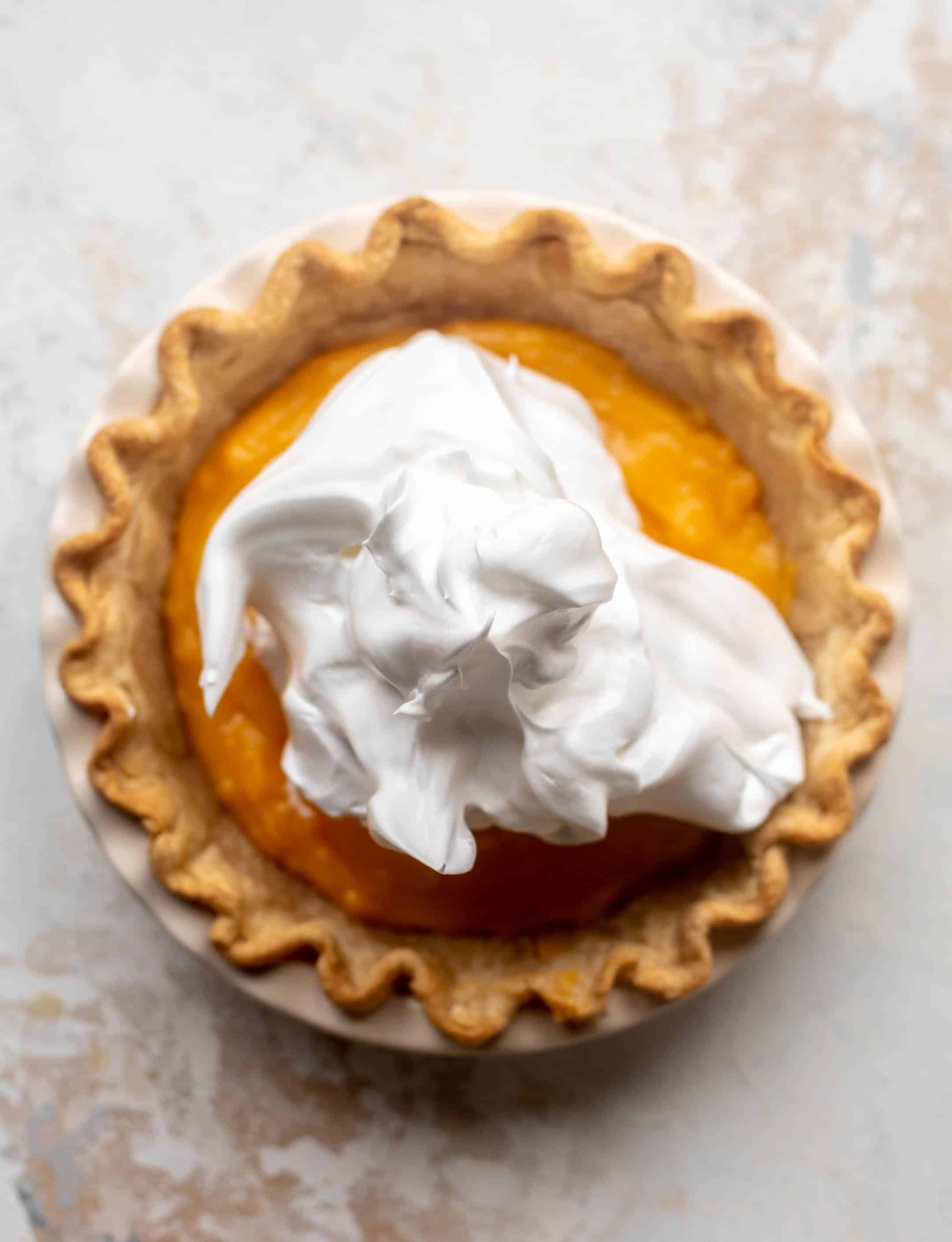 orange meringue pie