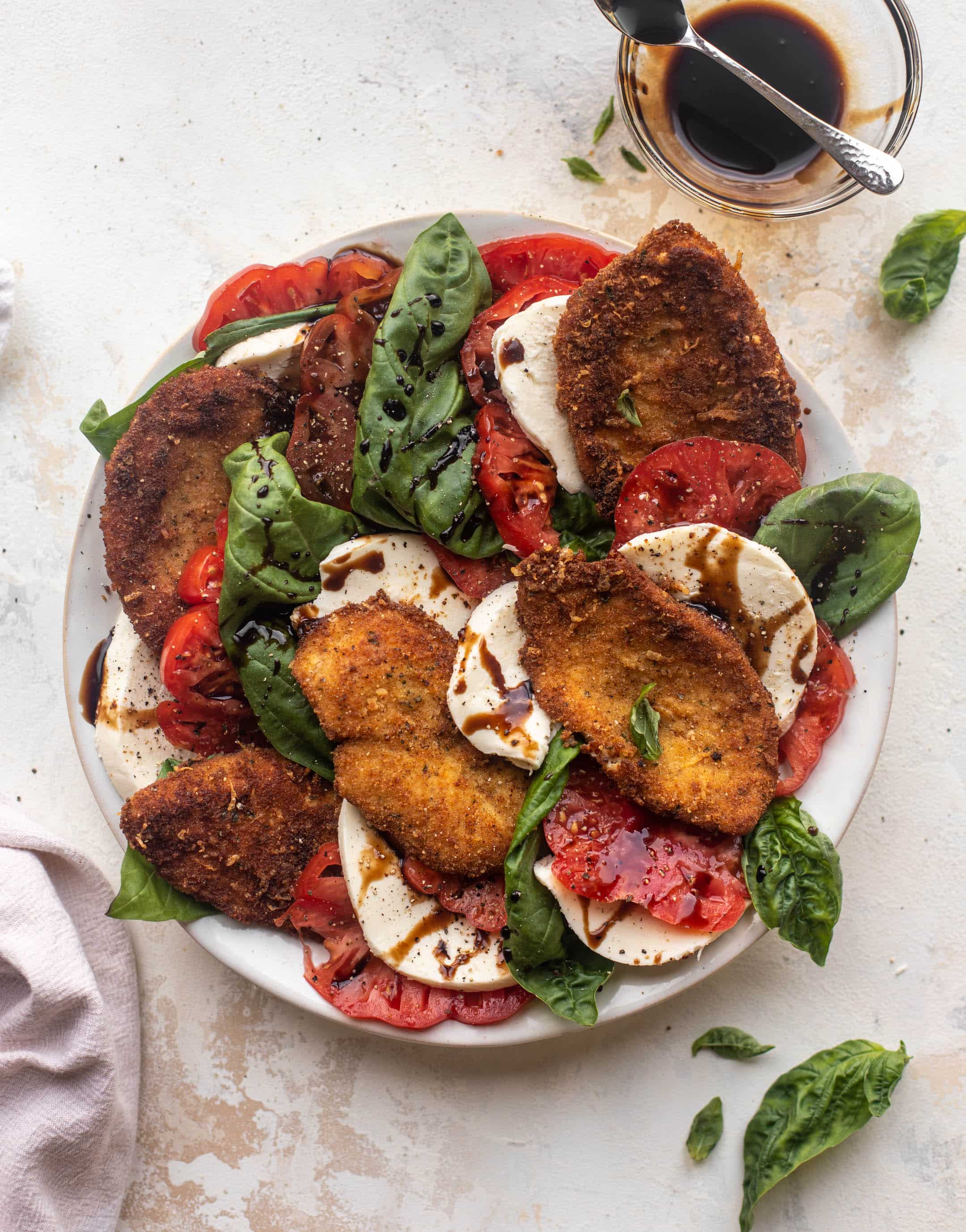 crispy chicken caprese