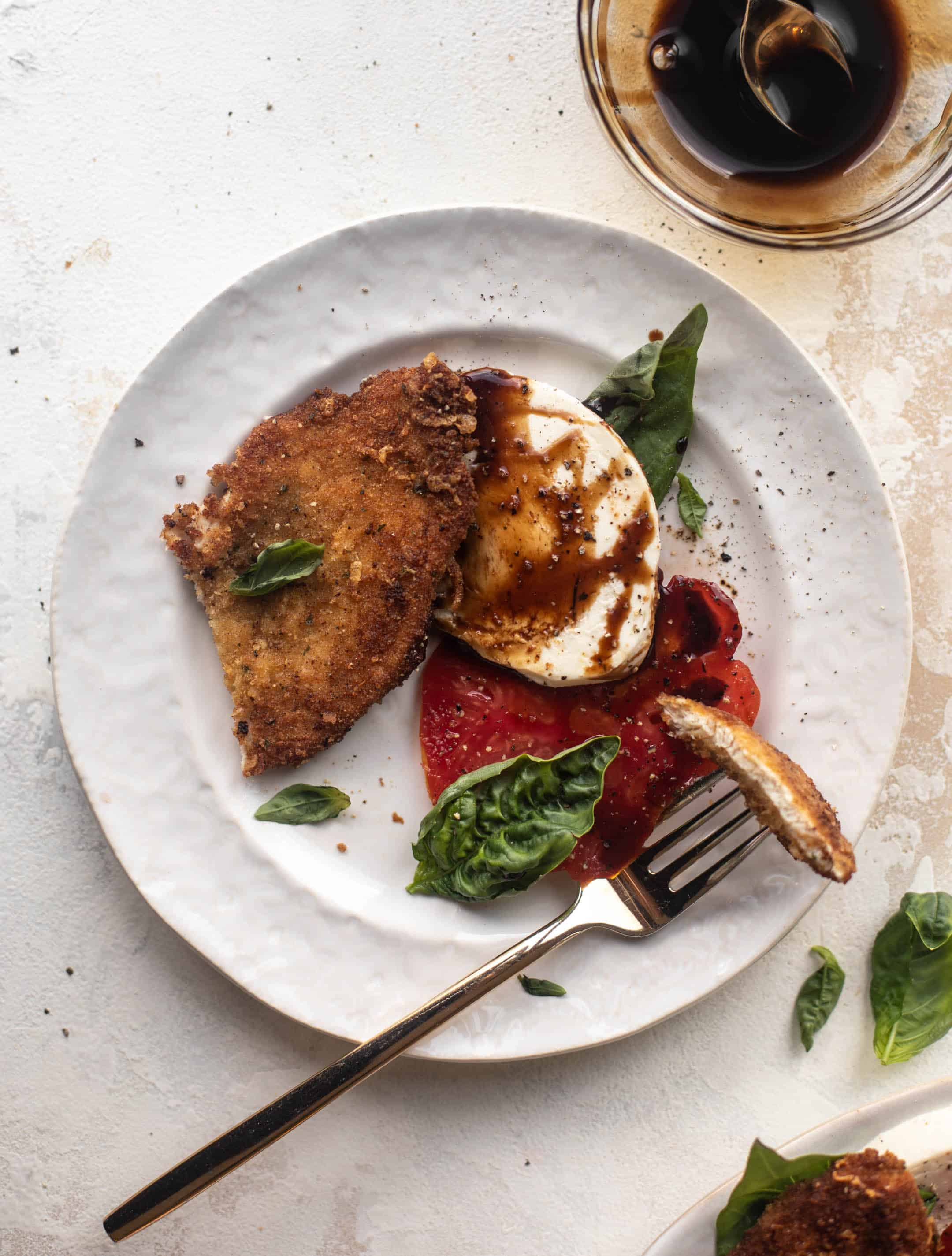 crispy chicken caprese