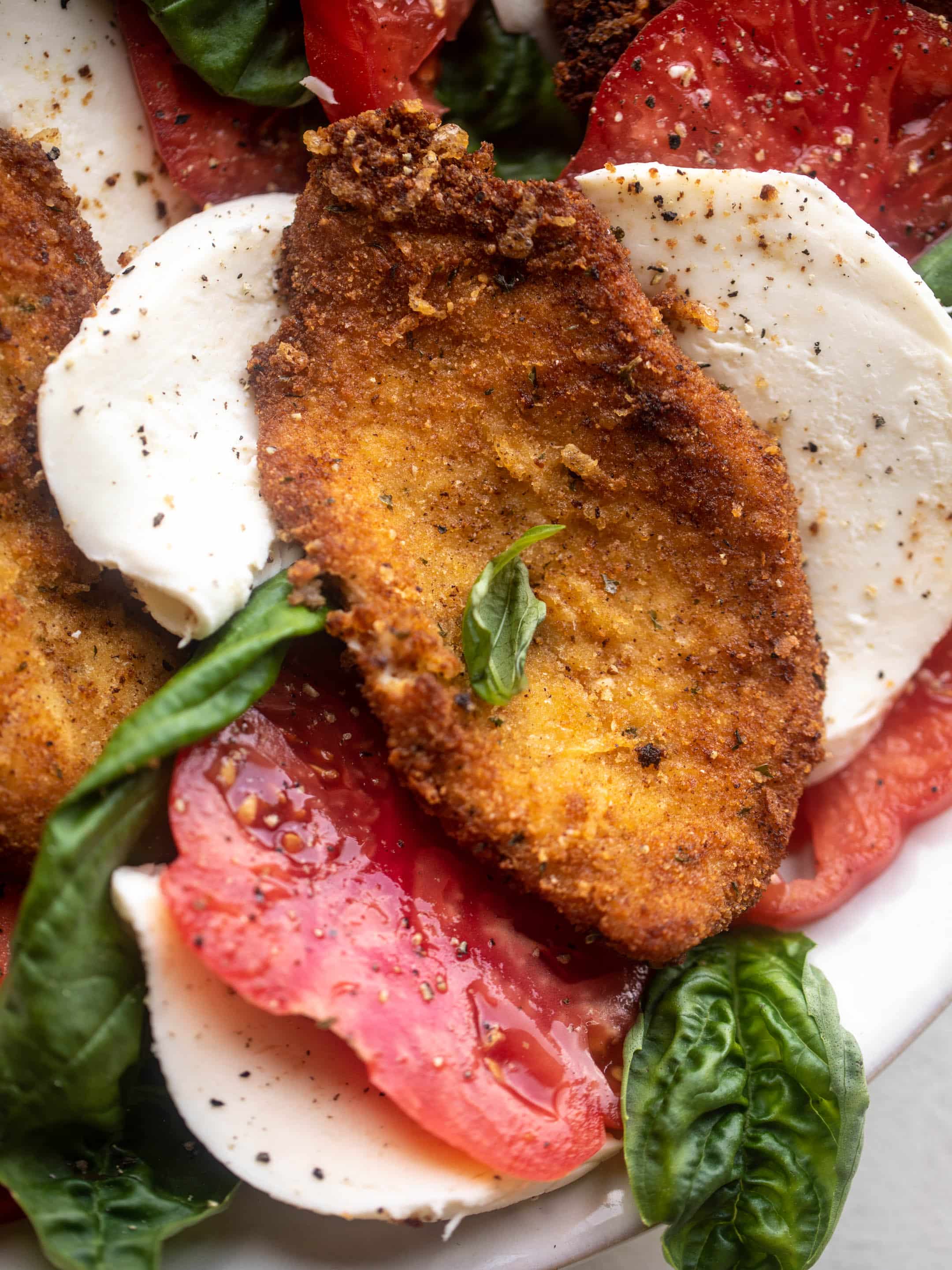 crispy chicken caprese