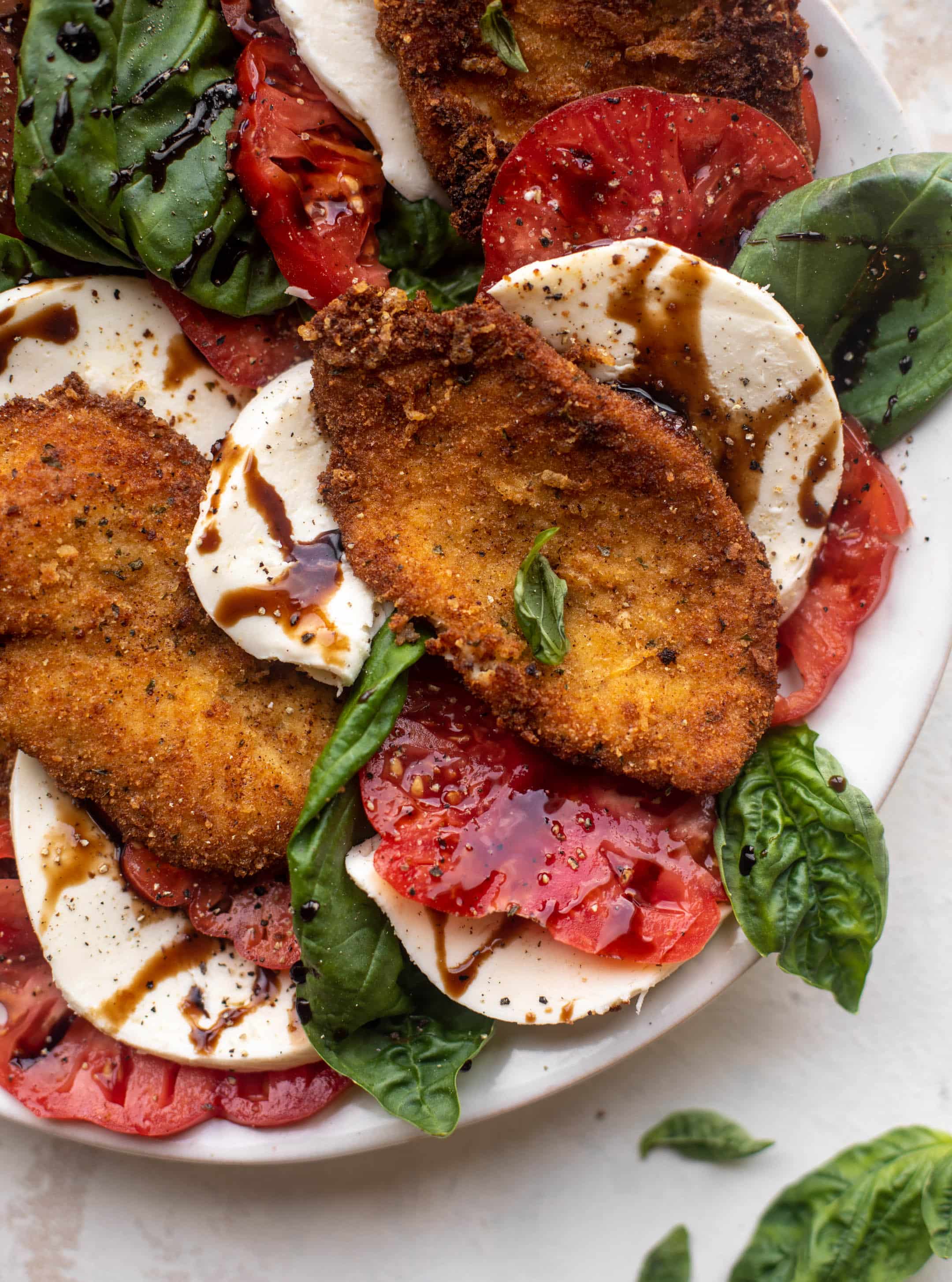crispy chicken caprese