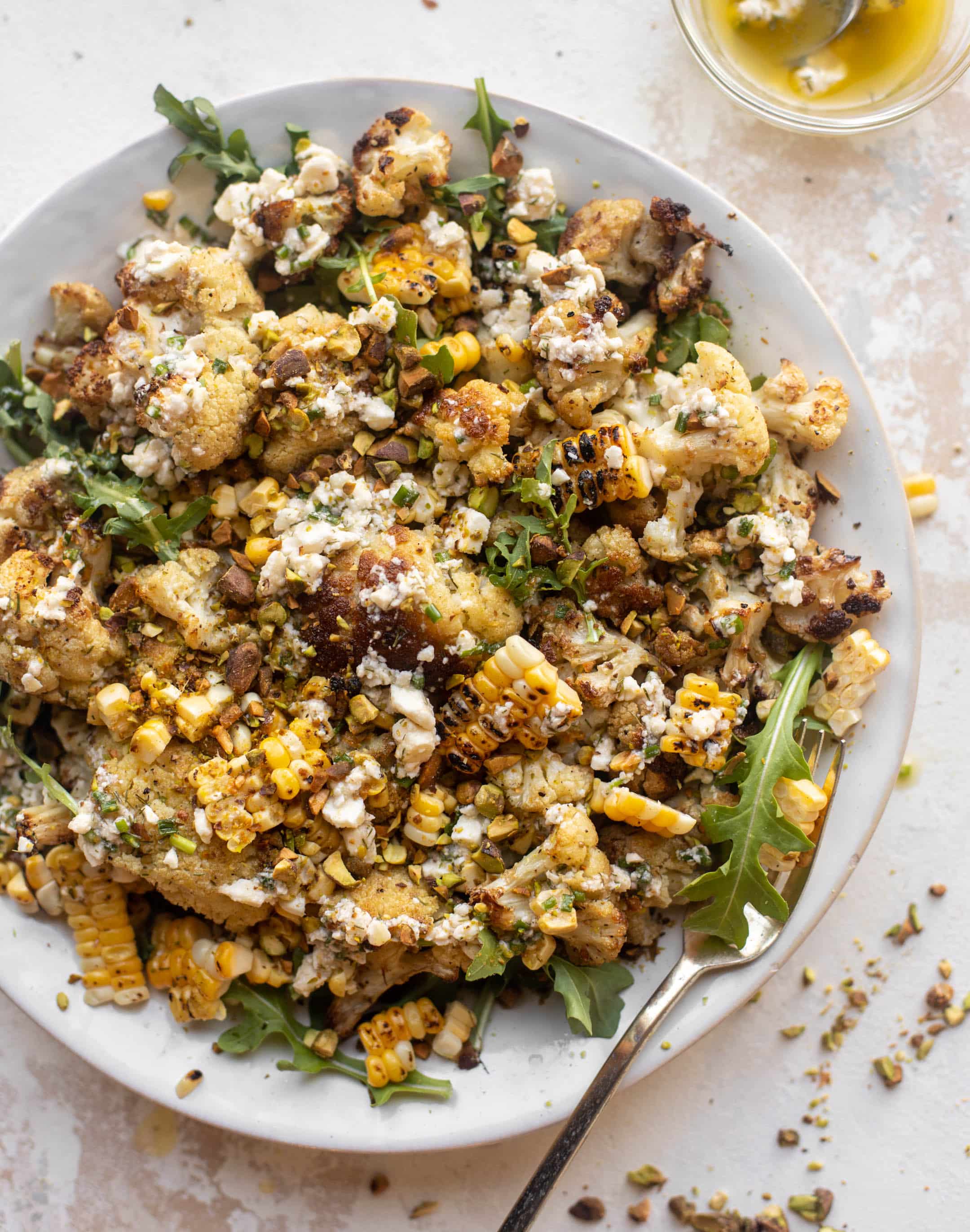 grilled cauliflower salad