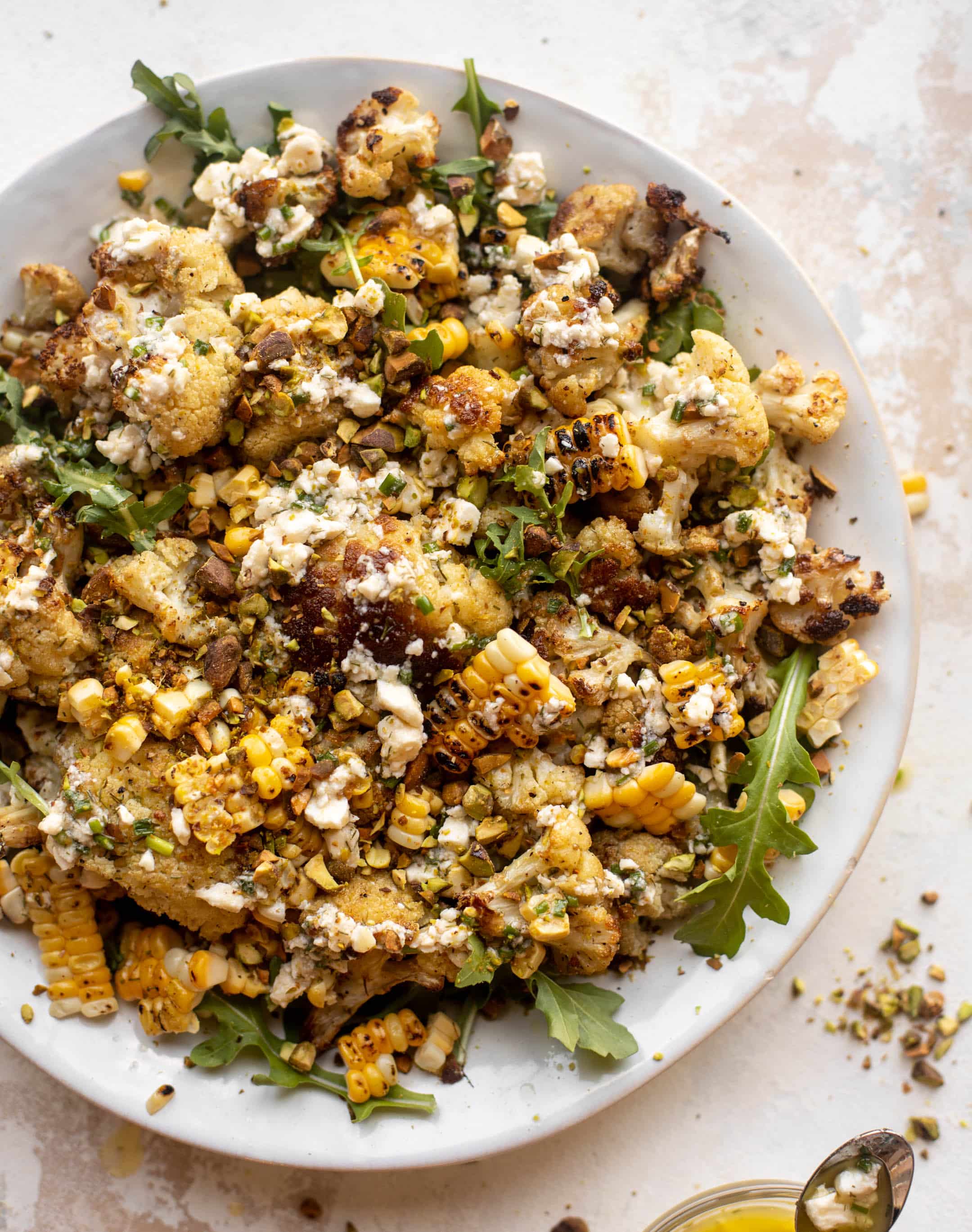 grilled cauliflower salad