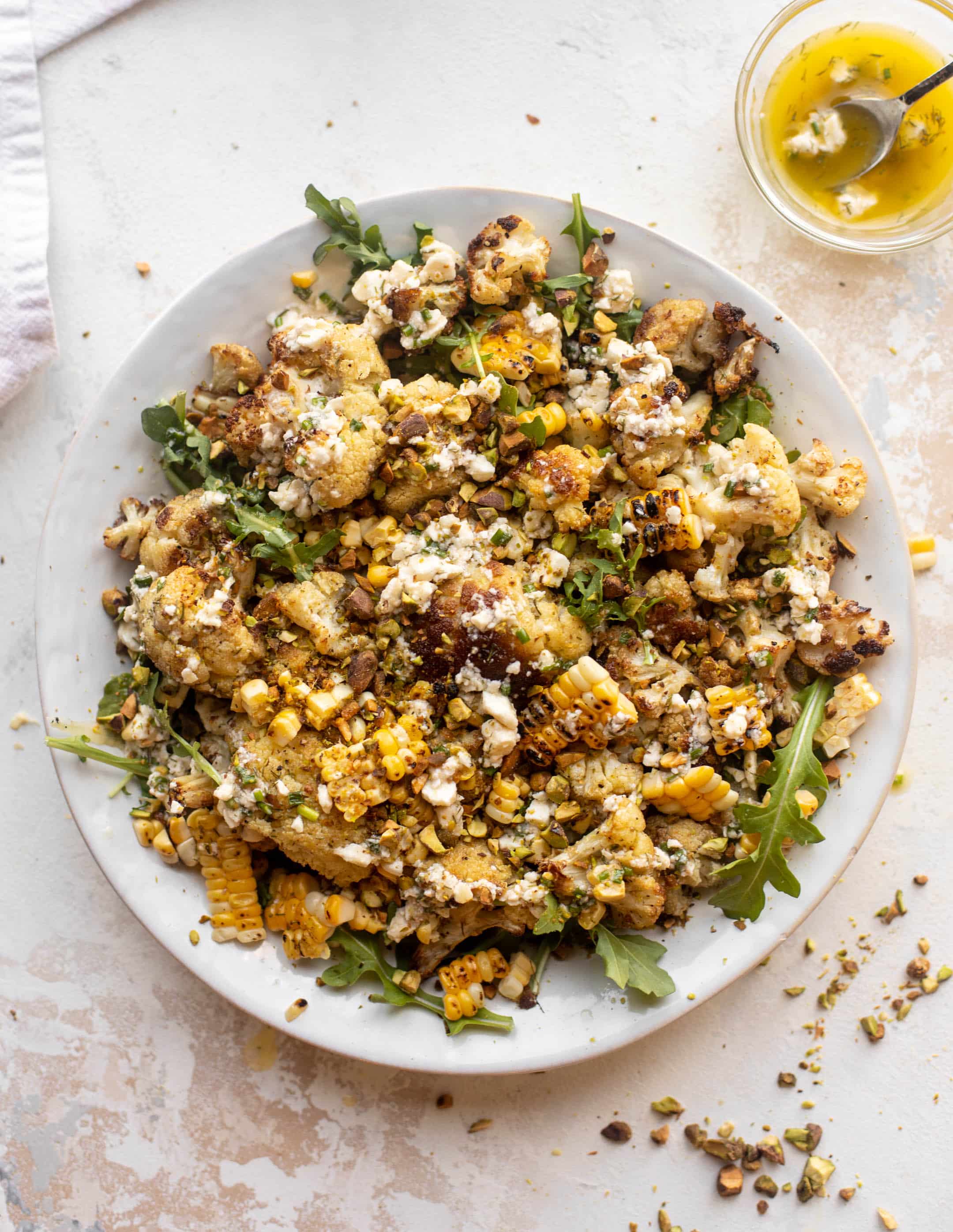grilled cauliflower salad