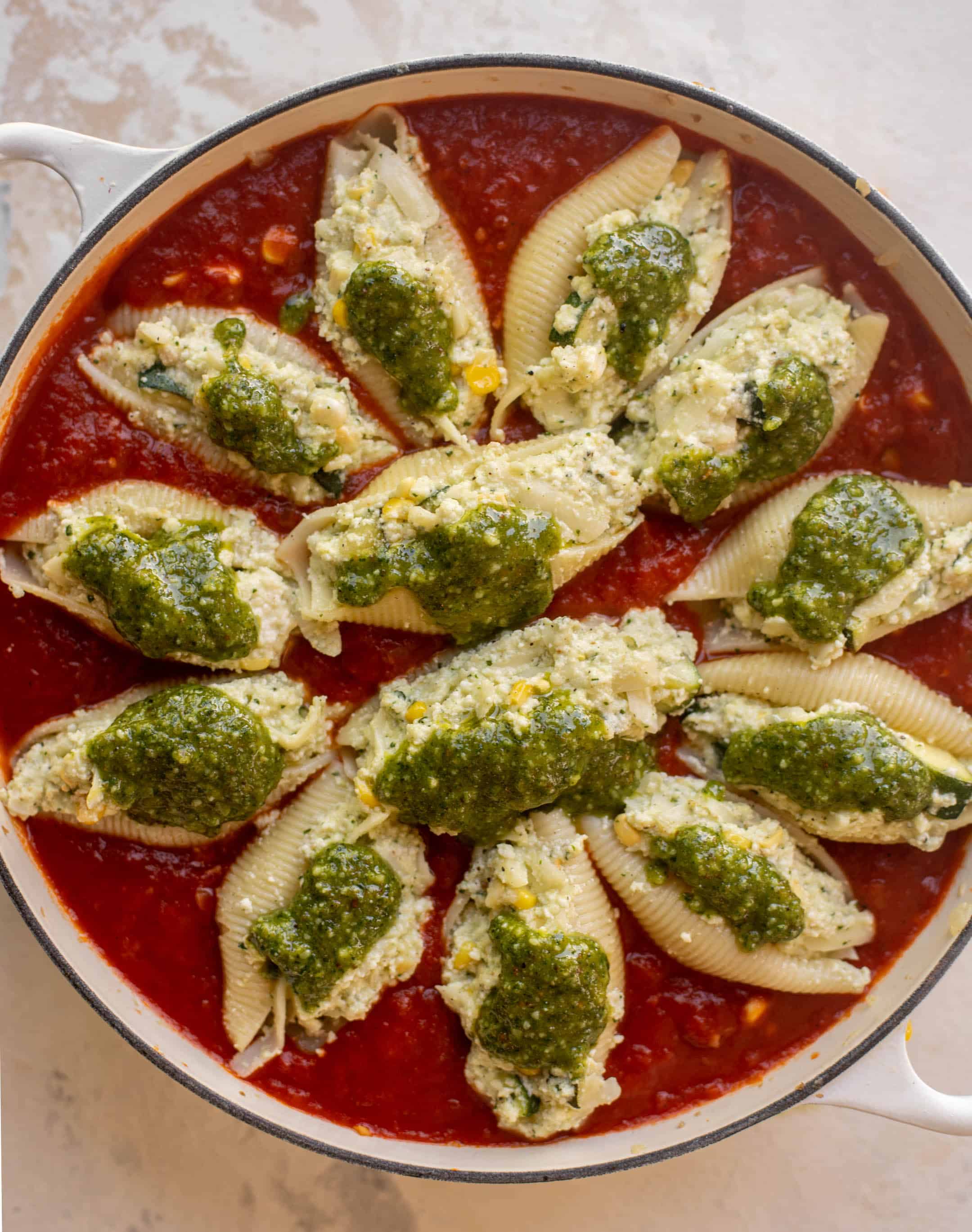 summer stuffed shells