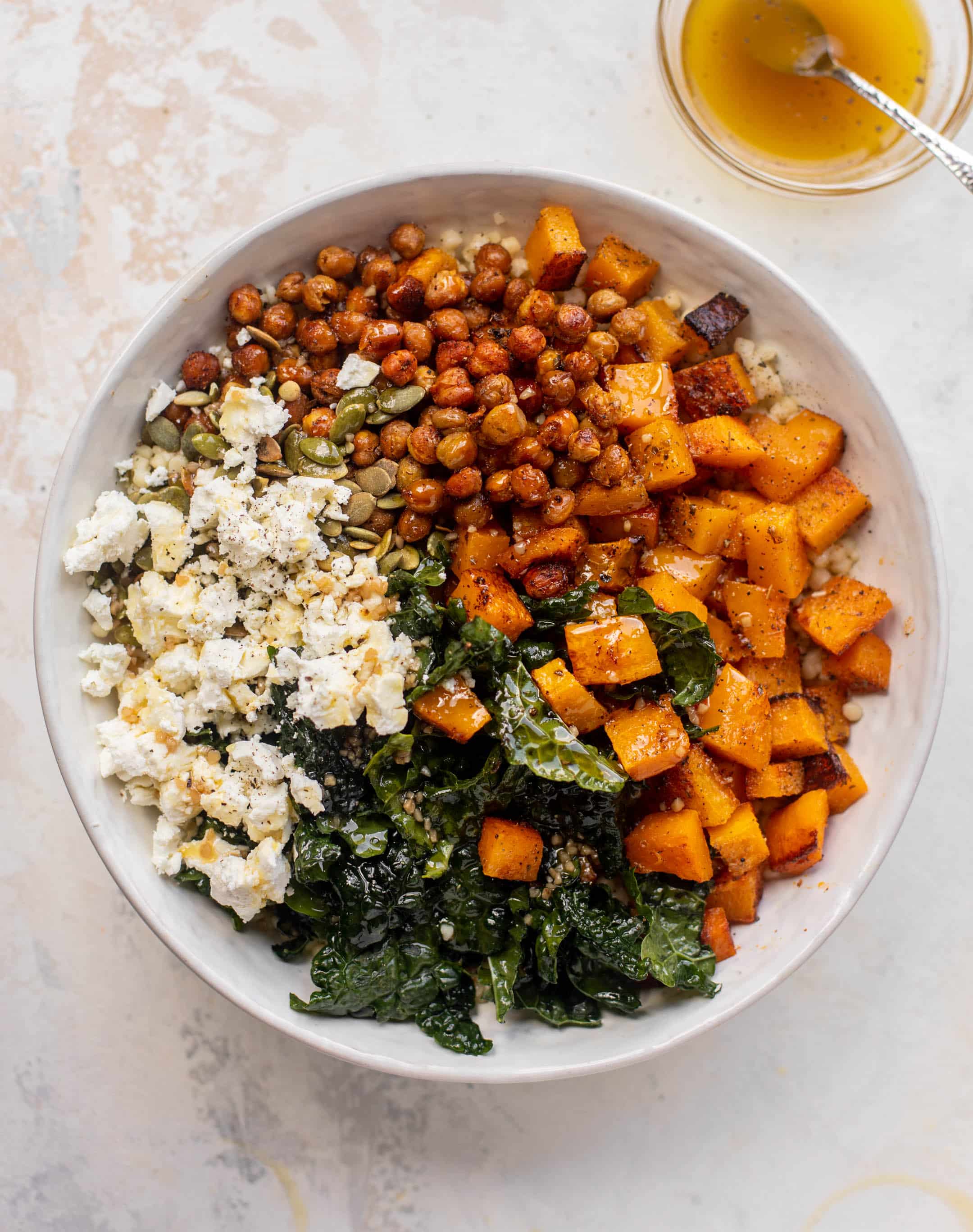 butternut couscous bowls with maple vinaigrette