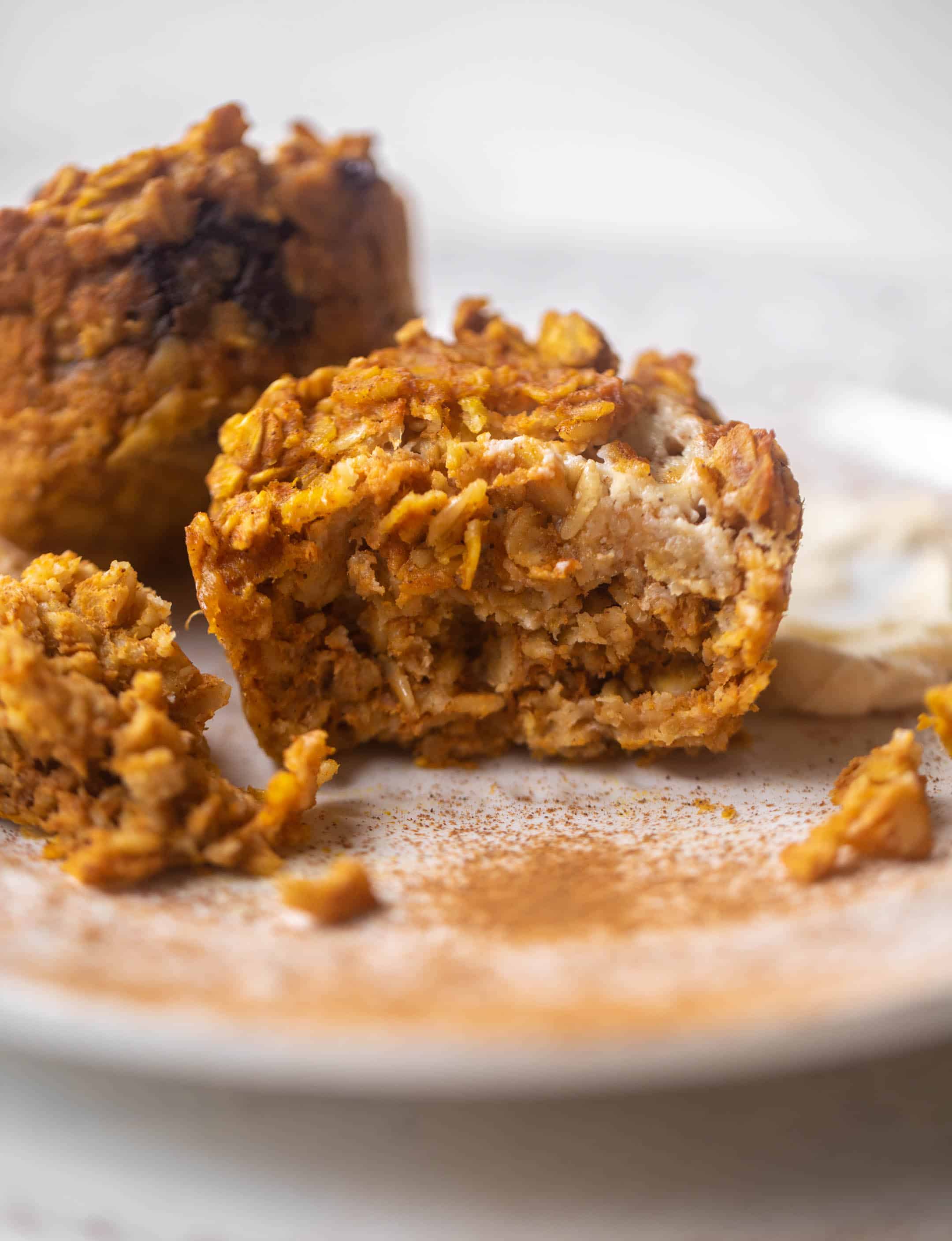 pumpkin baked oatmeal cups