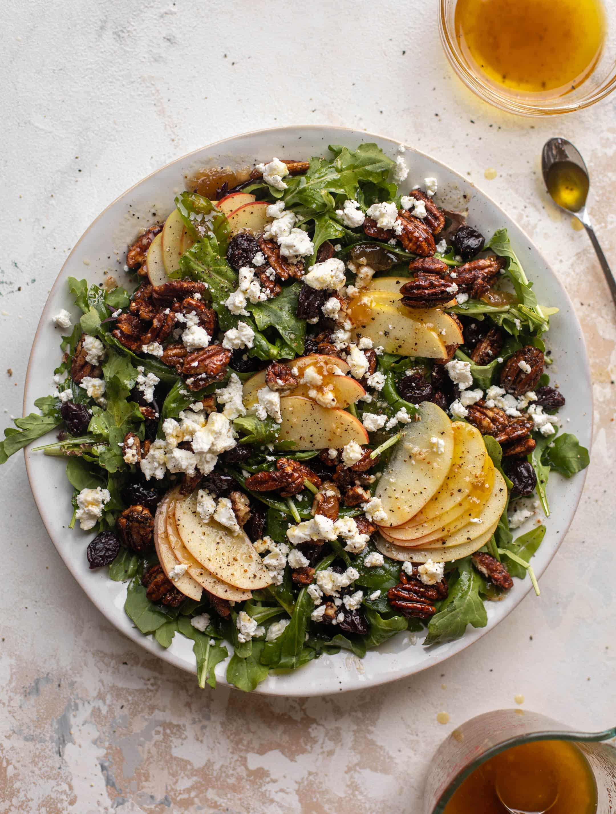 autumn arugula salad