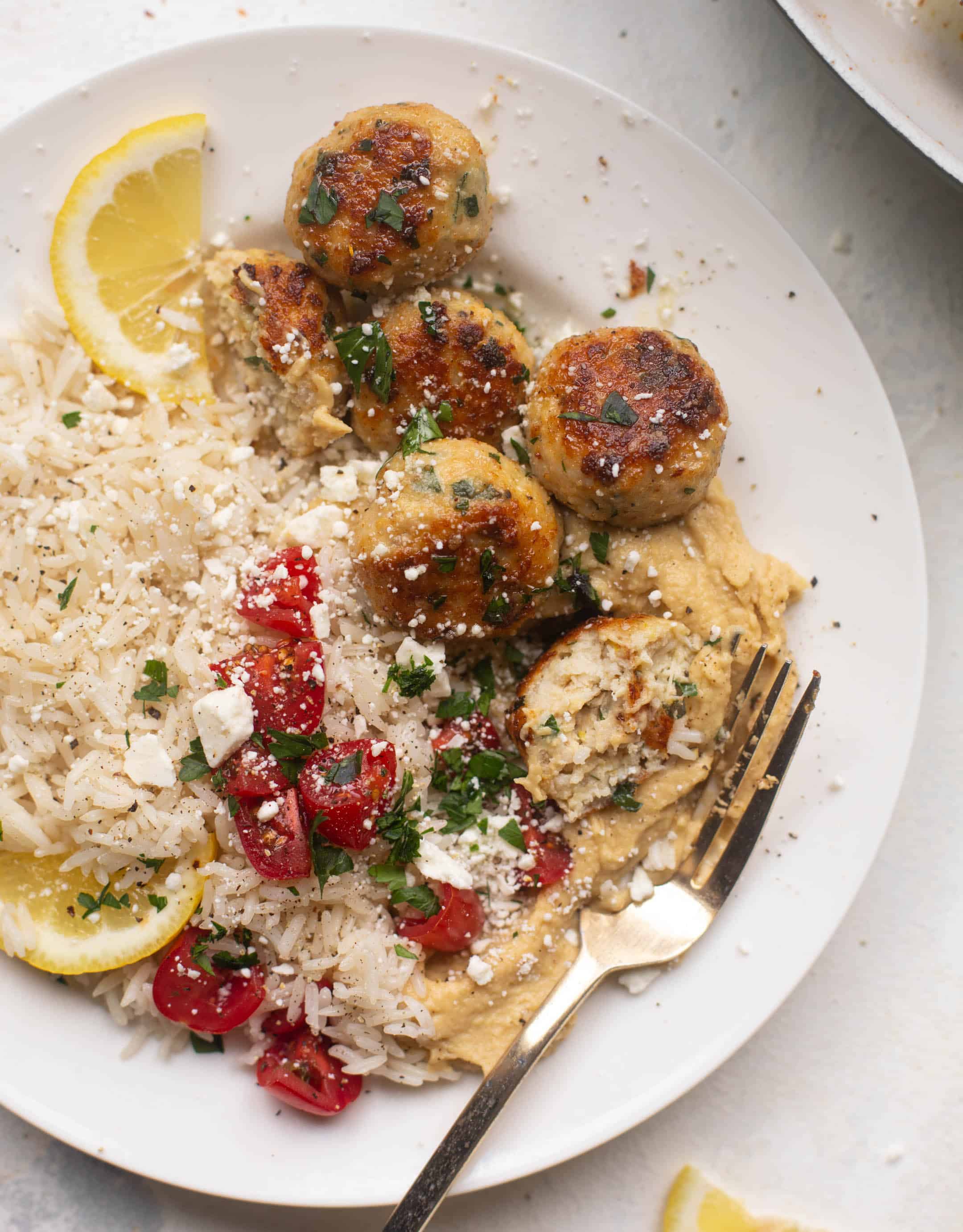 lemon herb chicken meatballs