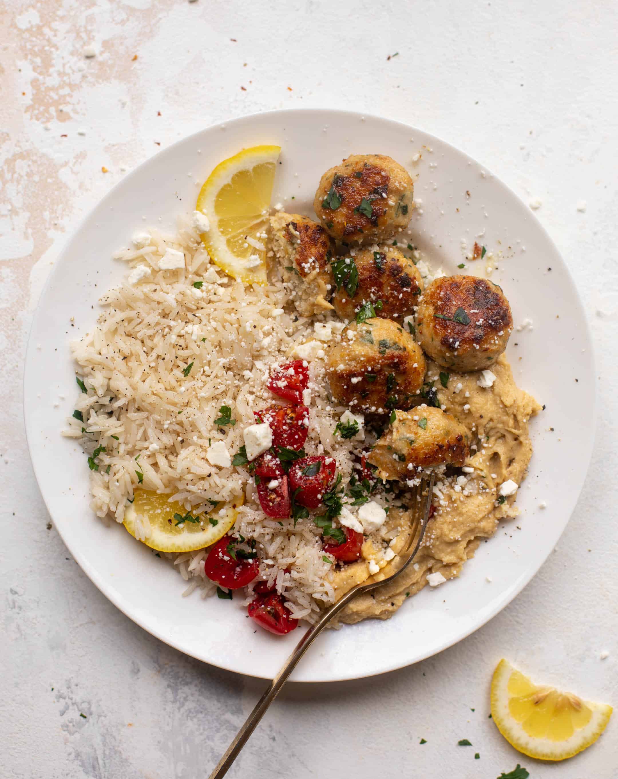 lemon herb chicken meatballs