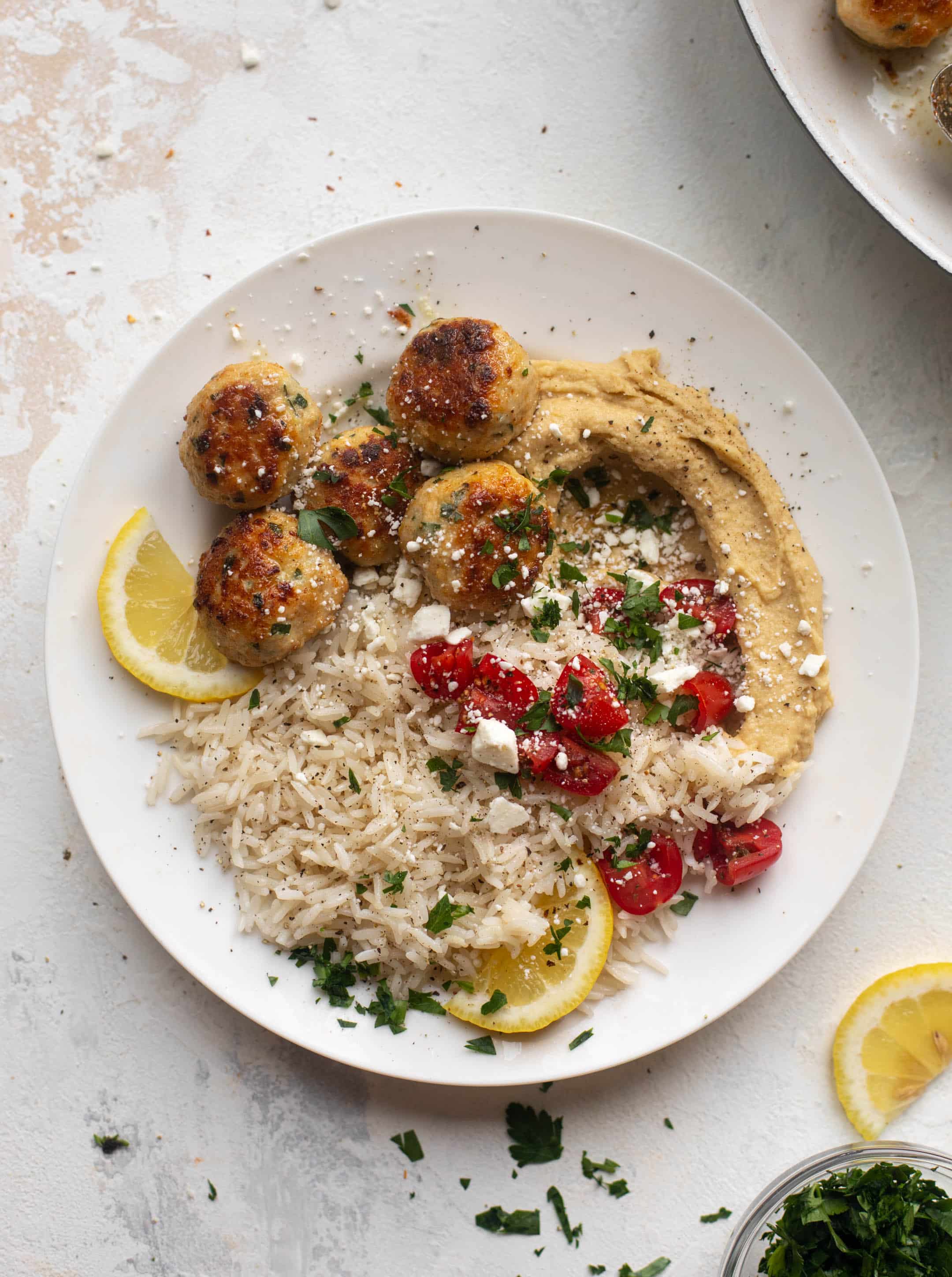 lemon herb chicken meatballs