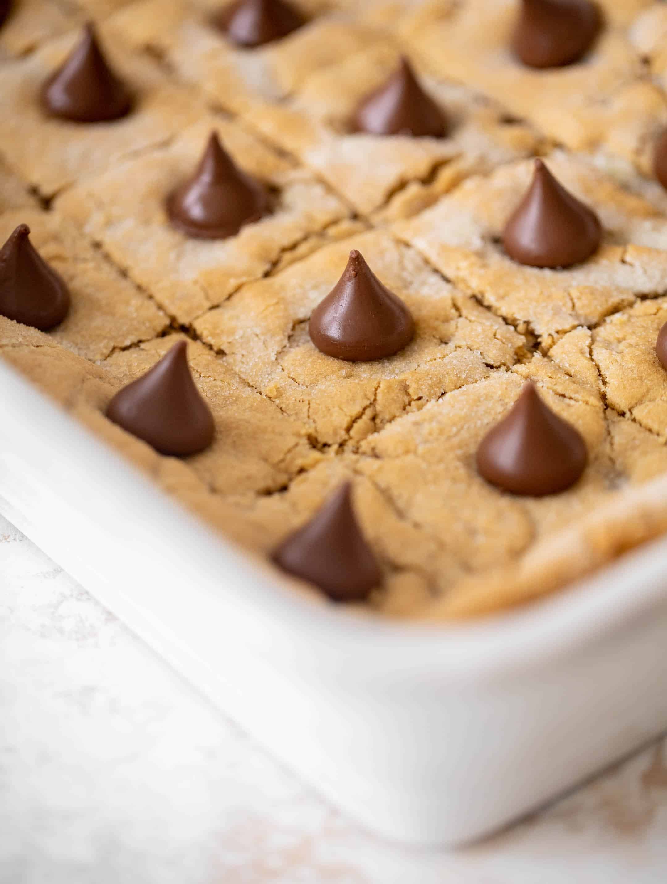 peanut butter blossom bars