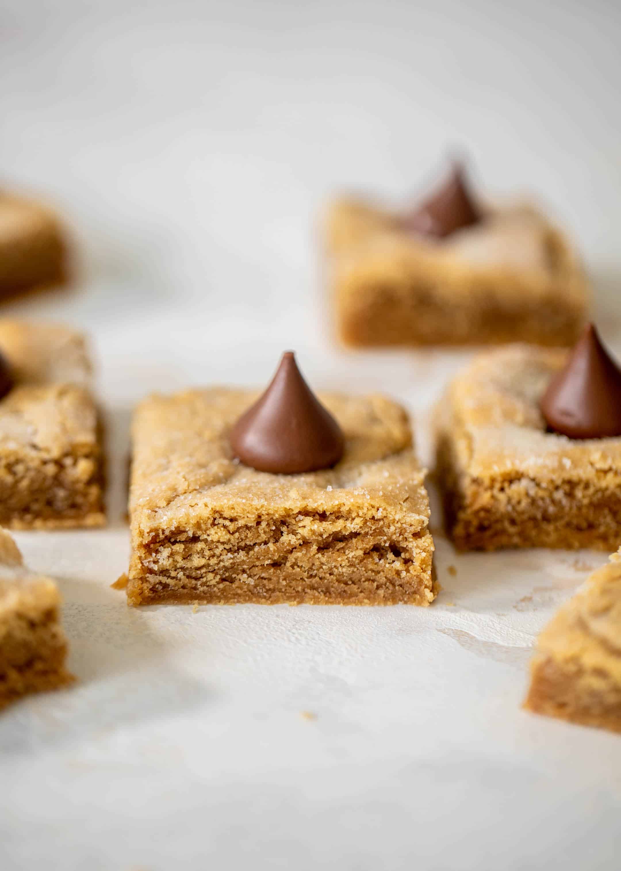 peanut butter blossom bars