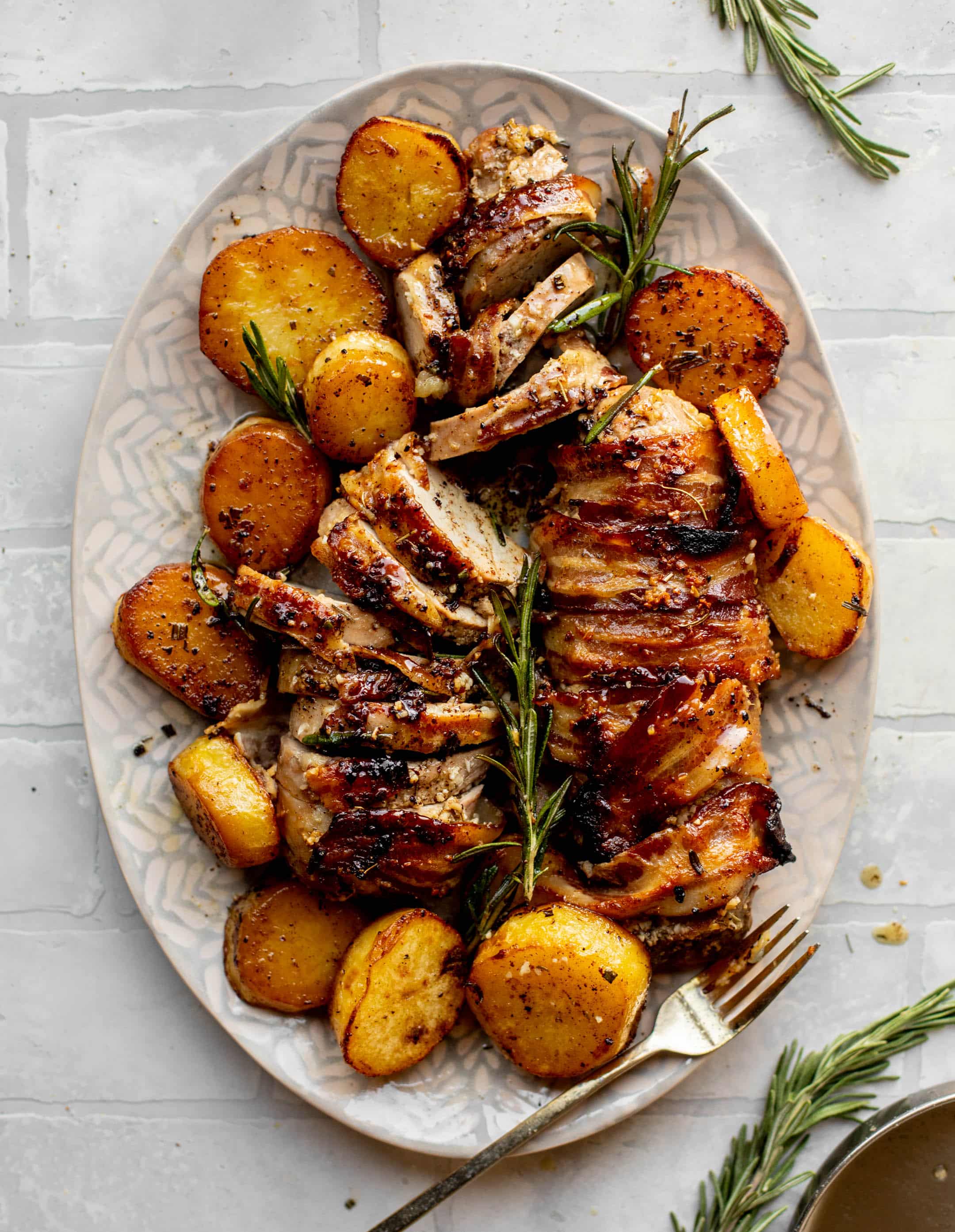 bacon wrapped pork tenderloin