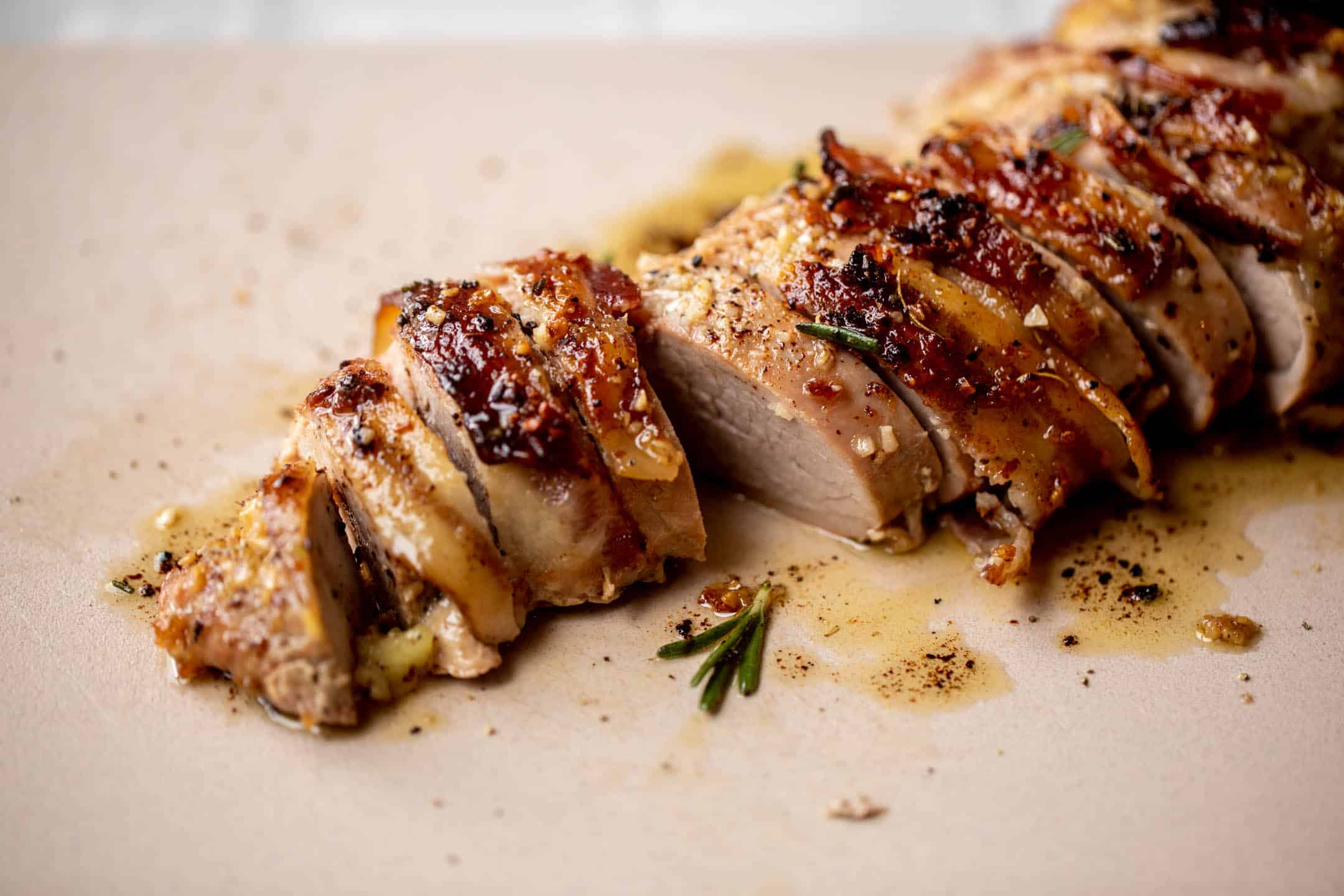 bacon wrapped pork tenderloin