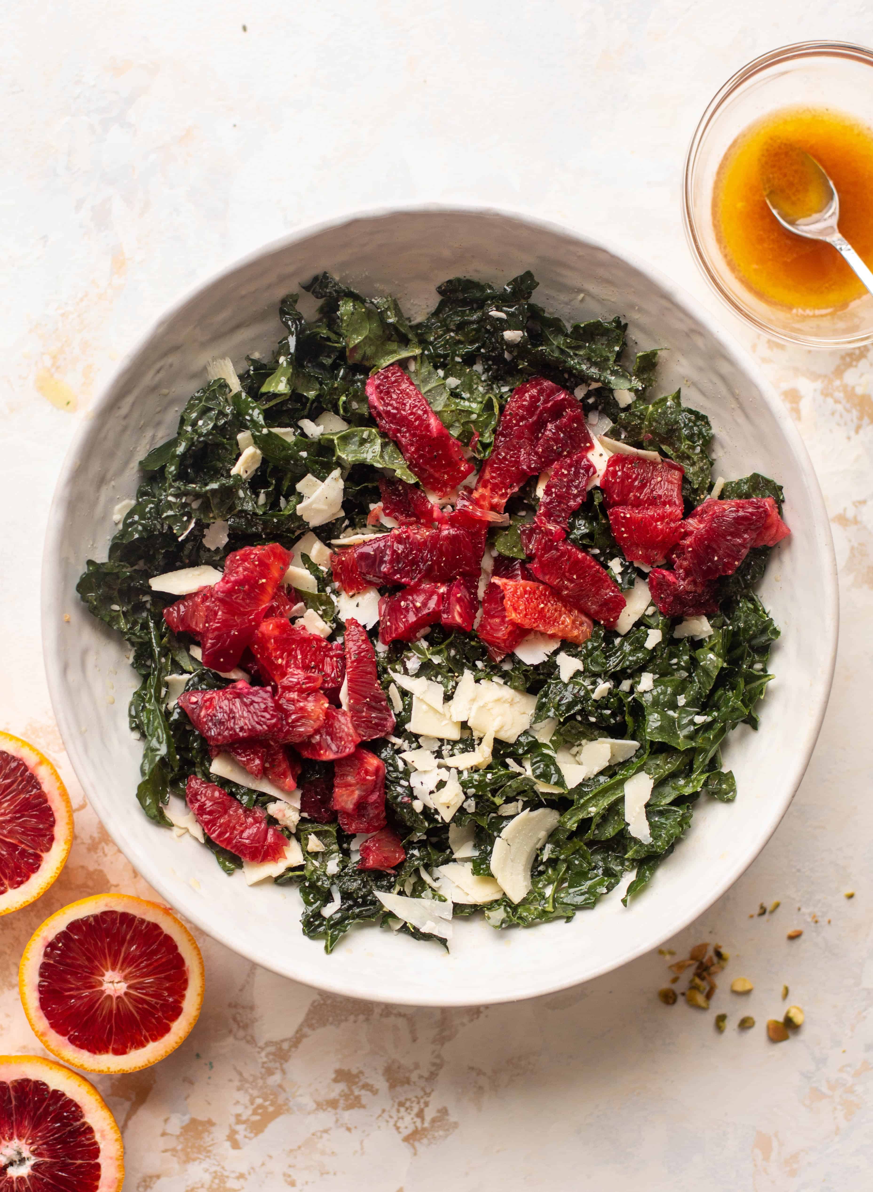 blood orange kale salad