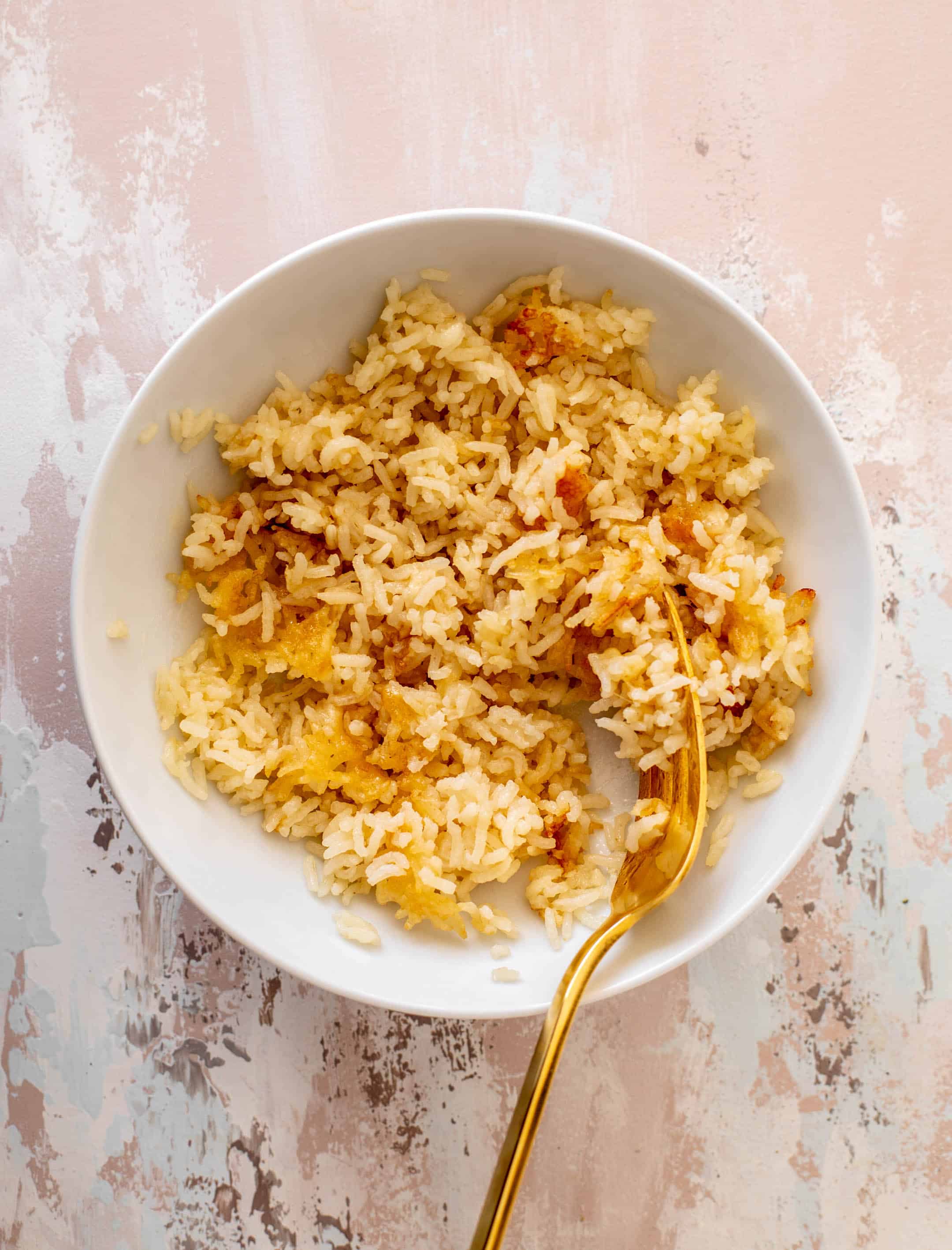 baked cheesy rice
