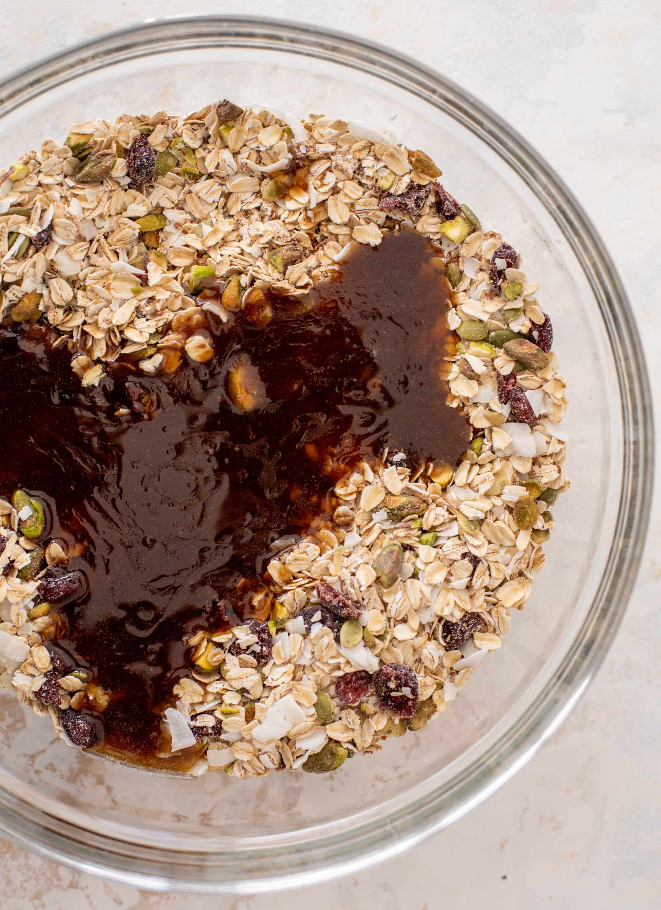 brown butter pistachio cookie granola