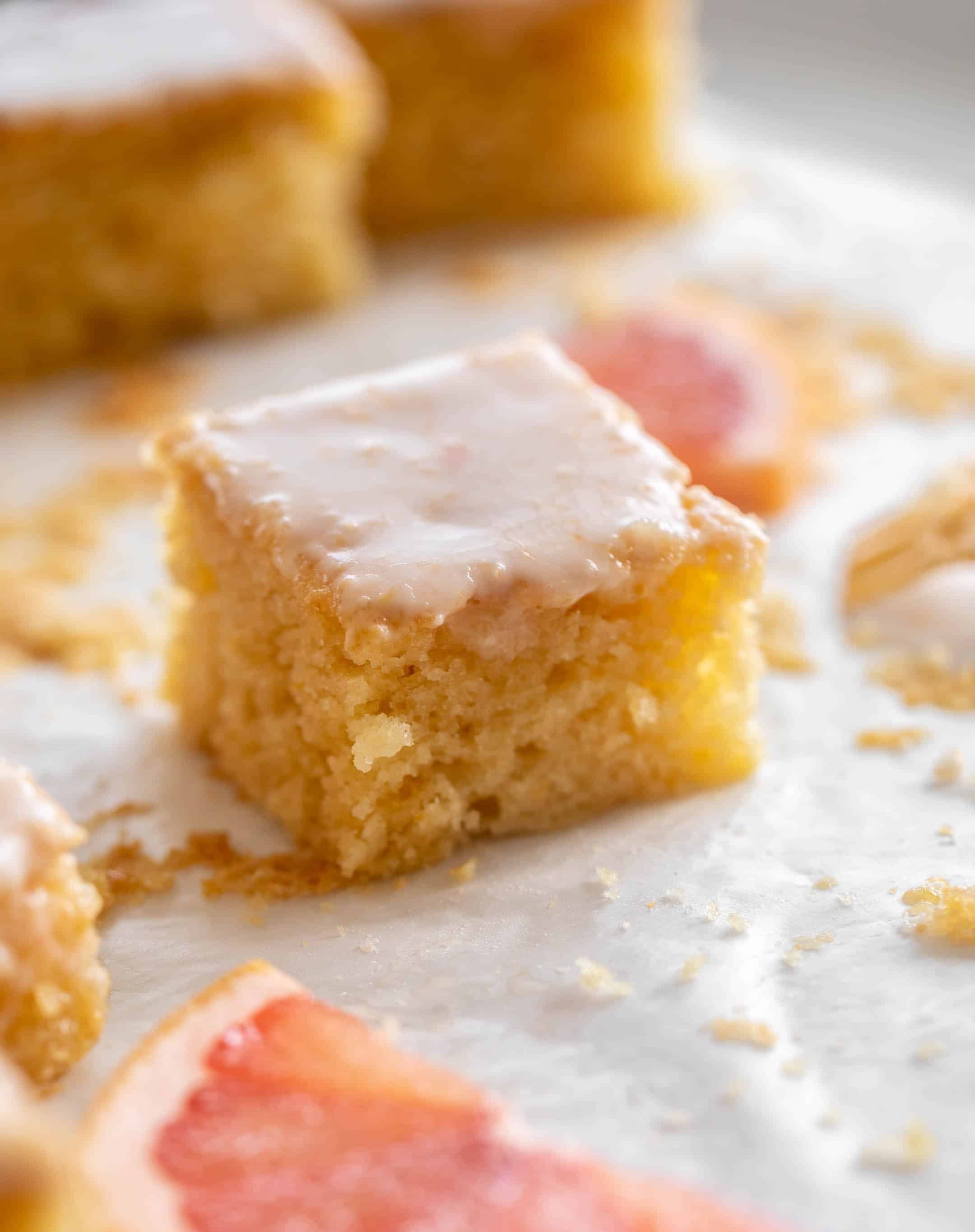 greek yogurt grapefruit snack cake